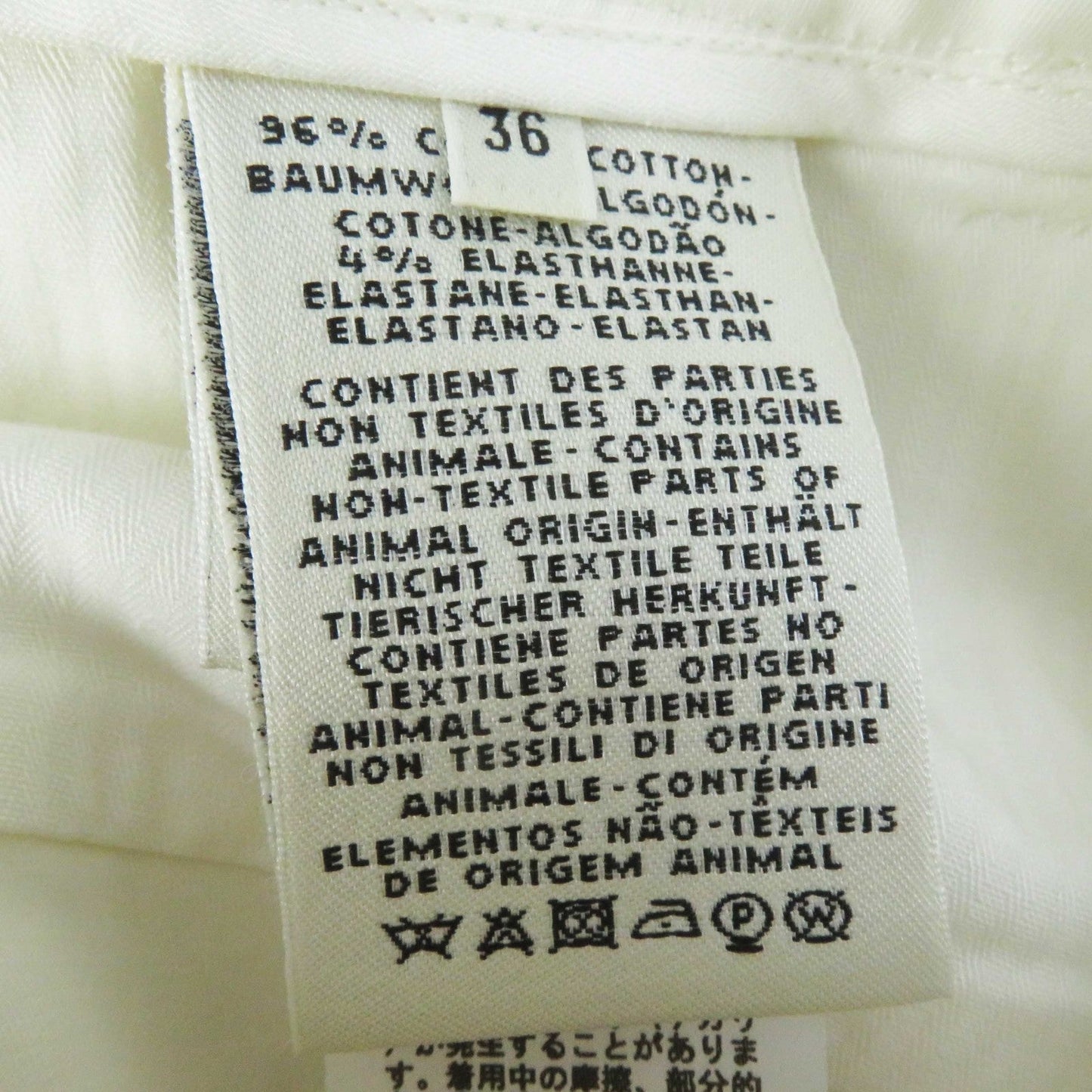 HERMES Shorts cotton white 36