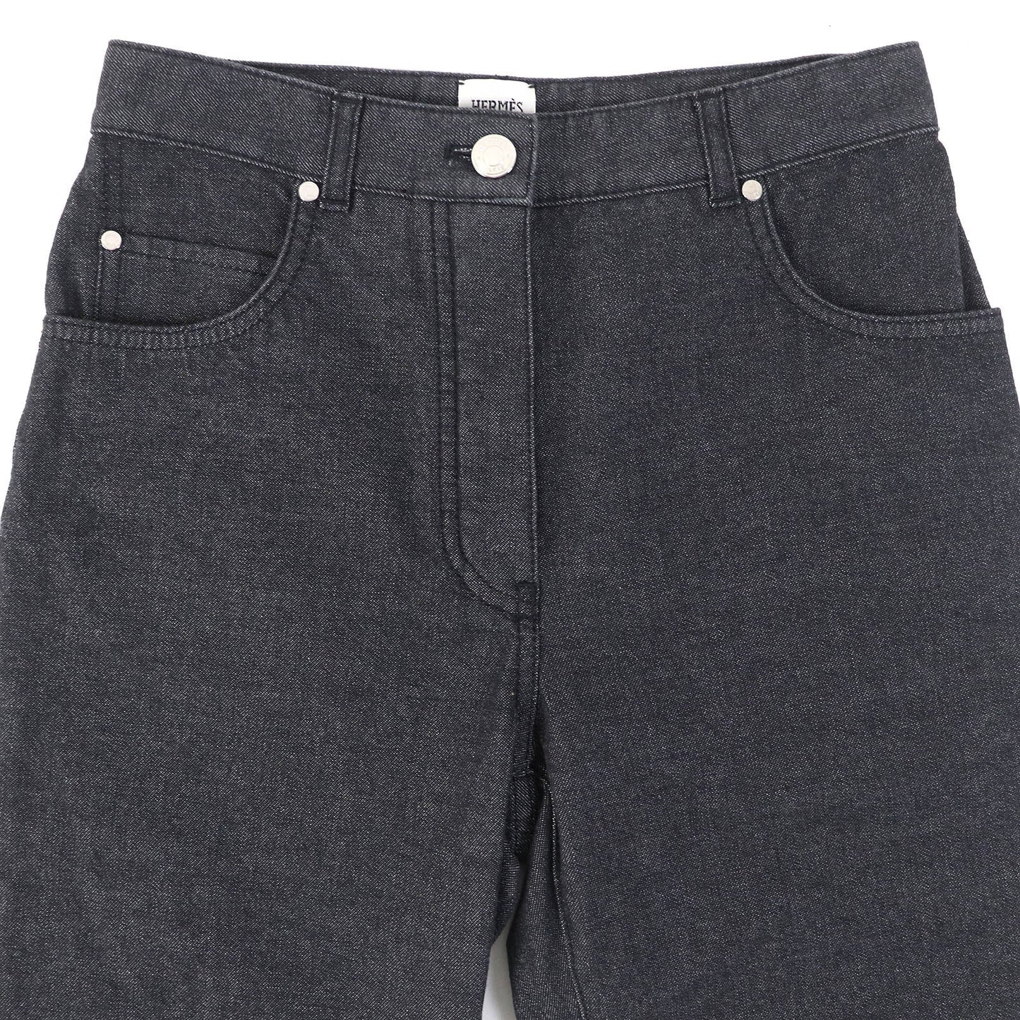 HERMES Denim pants 2E0451DQ cotton Indigo 34