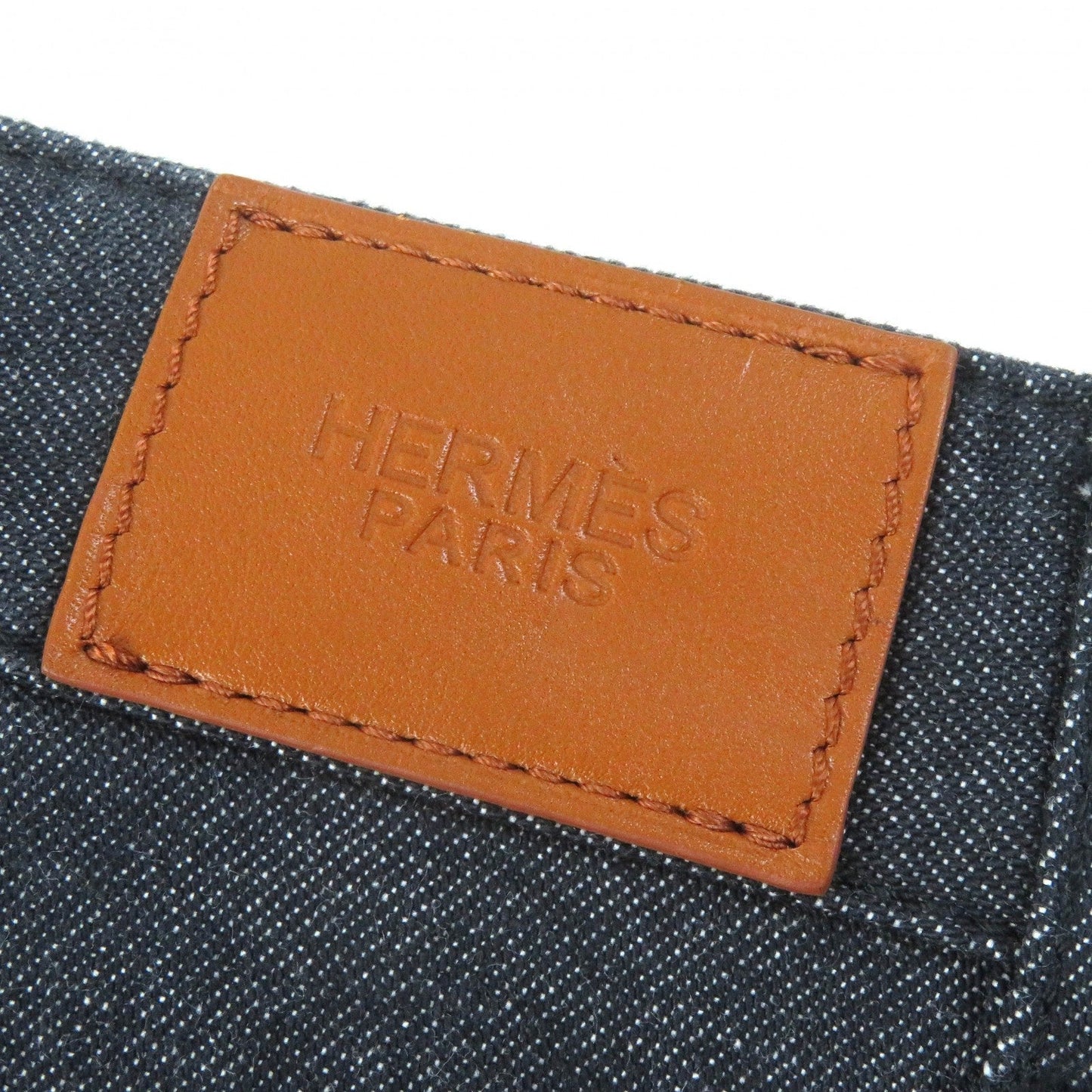 HERMES Denim pants 2E0451DQ cotton Indigo 34