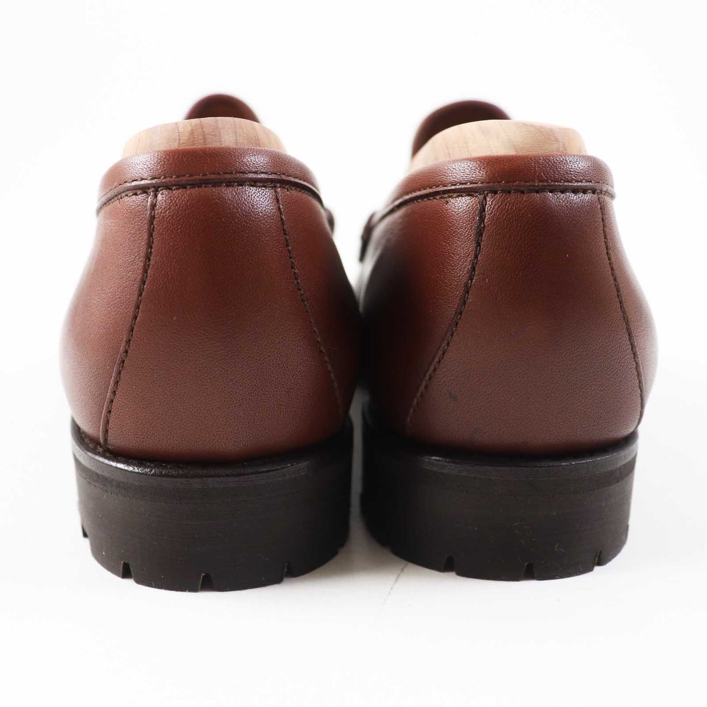 GUCCI loafers 101 6105 Main: Leather Brown Women 35.5 Used