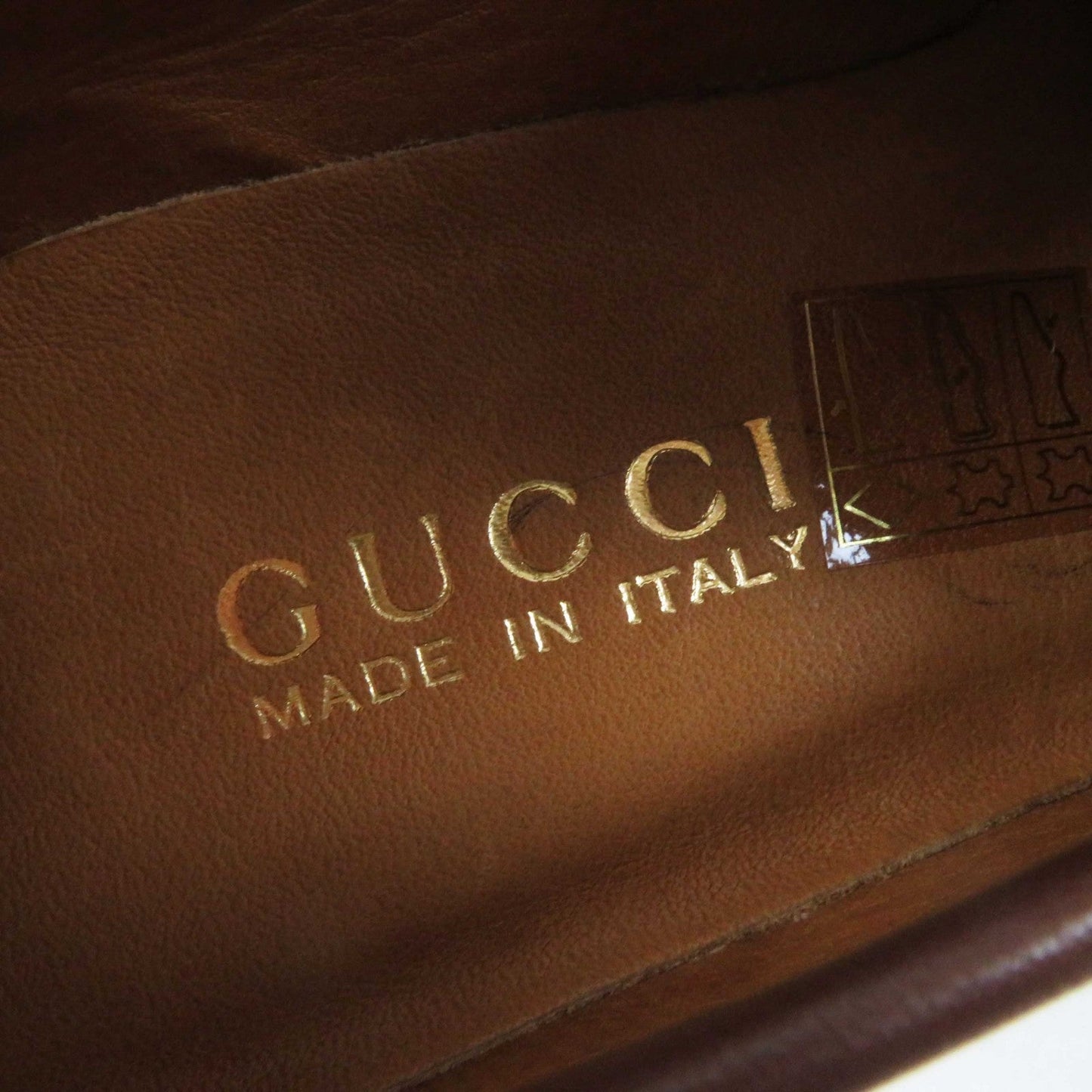 GUCCI loafers 101 6105 Main: Leather Brown Women 35.5 Used