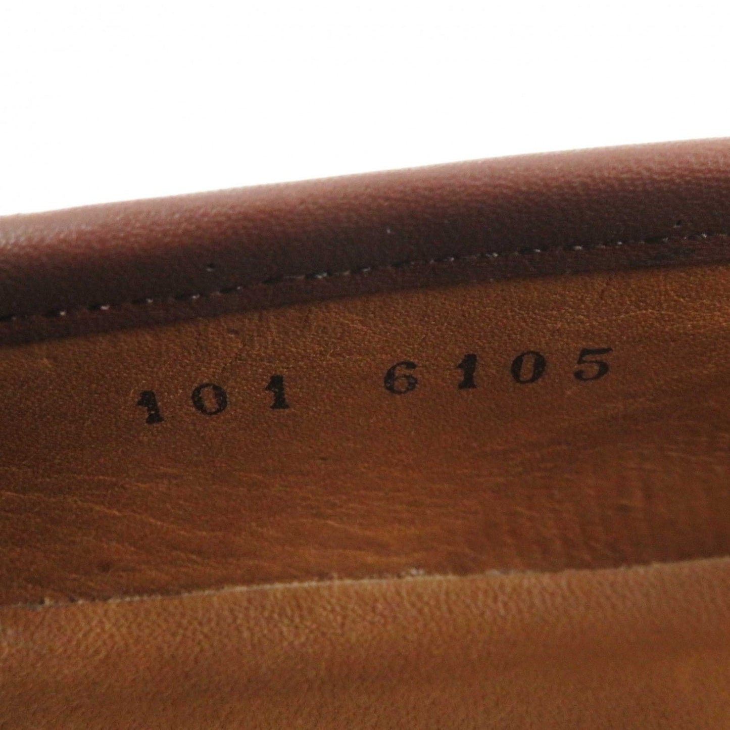 GUCCI loafers 101 6105 Main: Leather Brown Women 35.5 Used