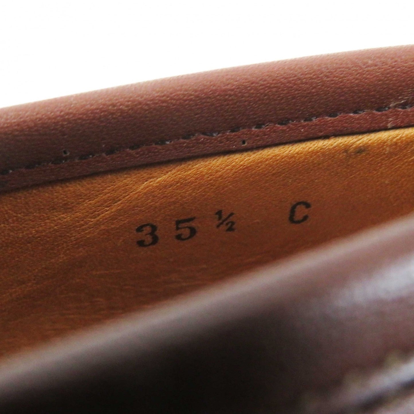 GUCCI loafers 101 6105 Main: Leather Brown Women 35.5 Used