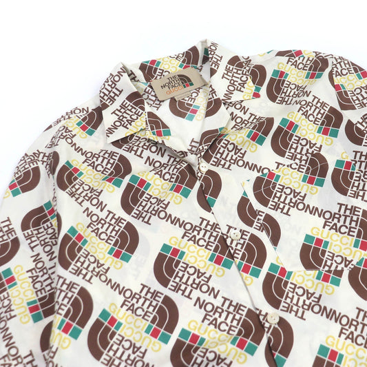 GUCCI Short sleeve shirt 654766 silk Ivory 44