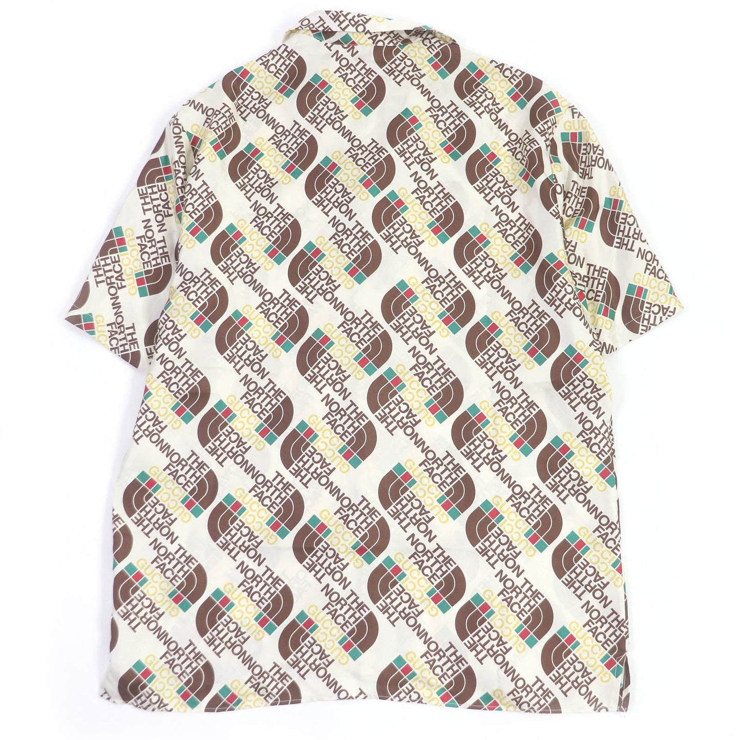 GUCCI Short sleeve shirt 654766 silk Ivory 44