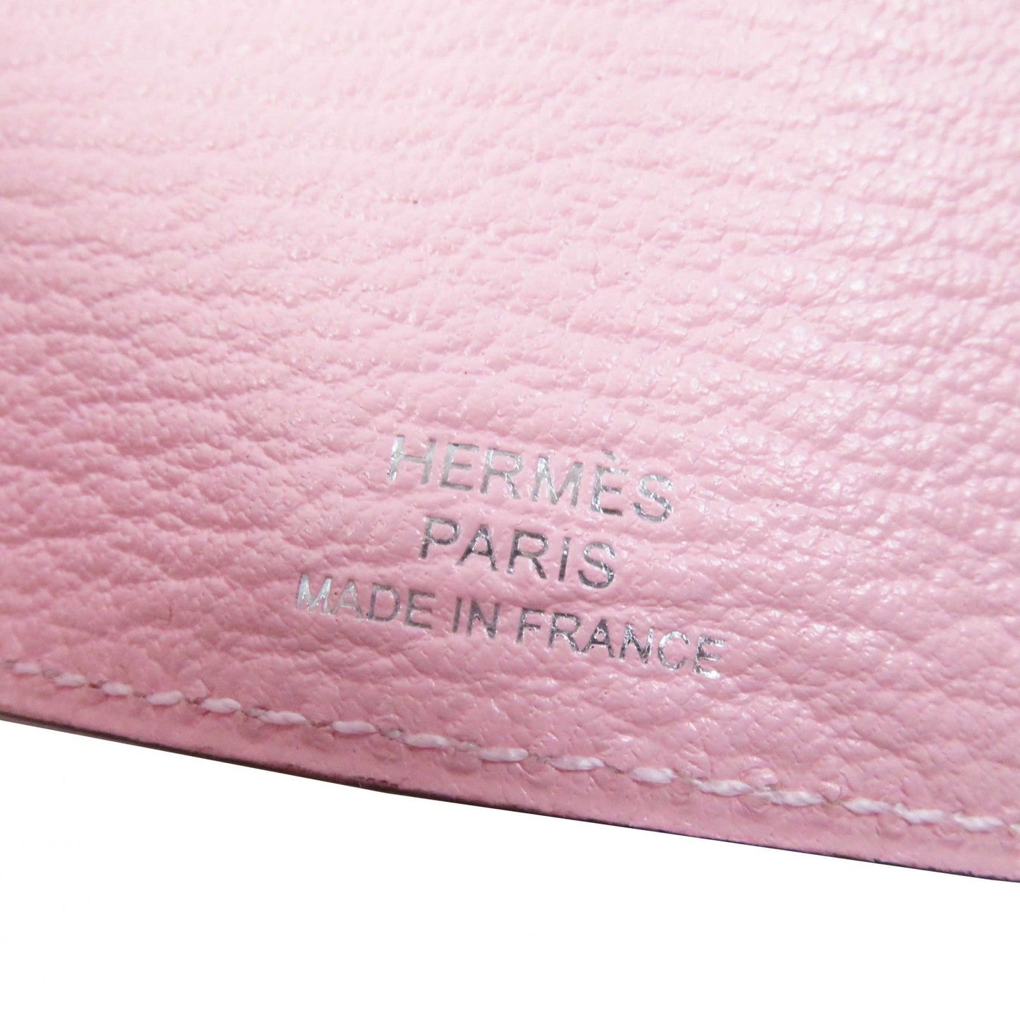 HERMES Key case Key holder  Chevre Misol Rose Confetti Bean
