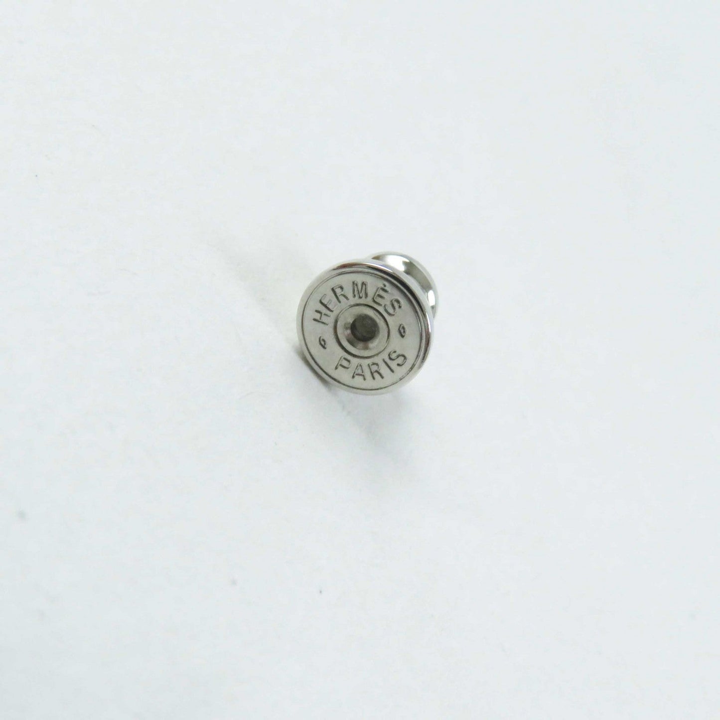 HERMES Pierce Buffalo horn Multi H Equipe Earrings