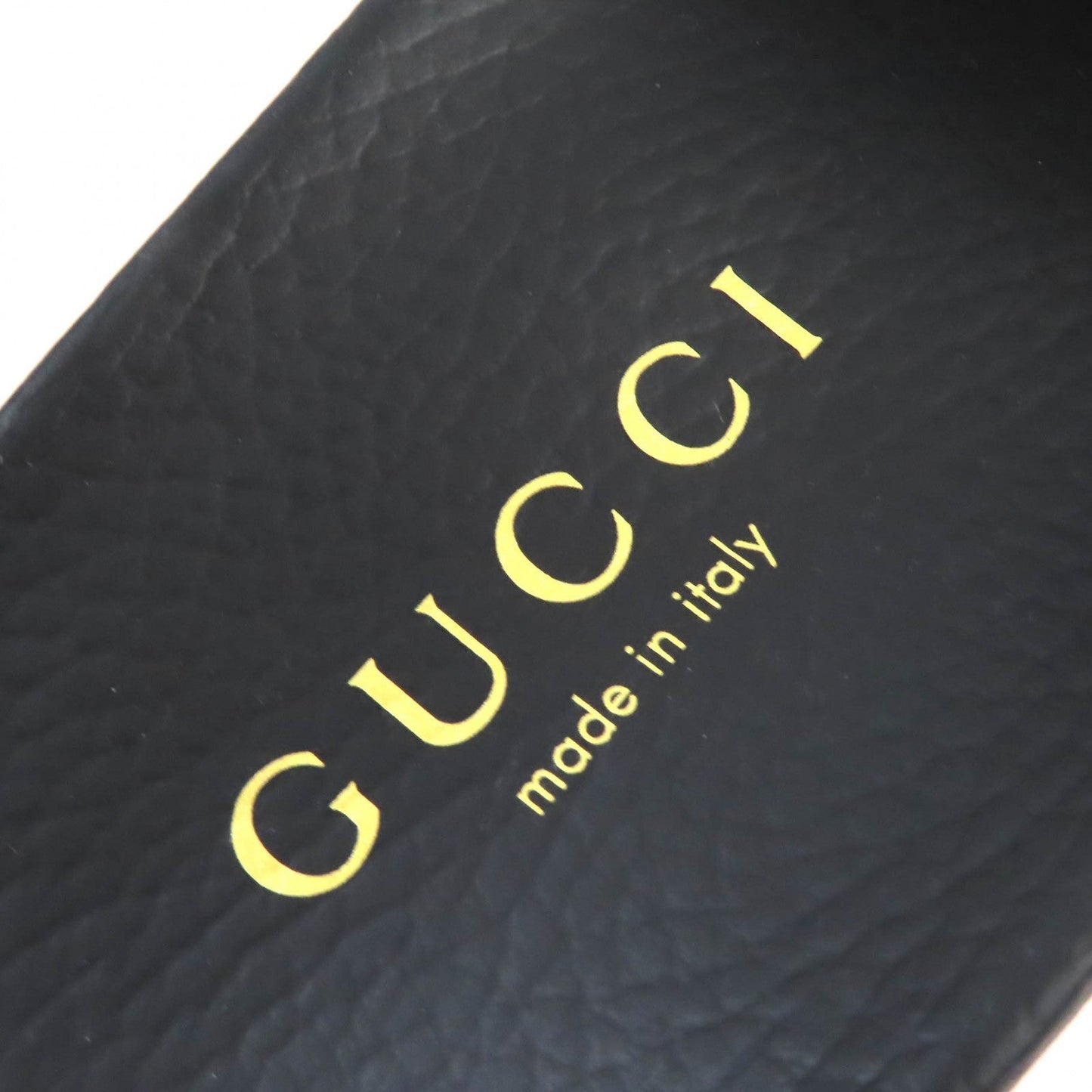 GUCCI Sandals 723353 rubber Black Green Red White 8