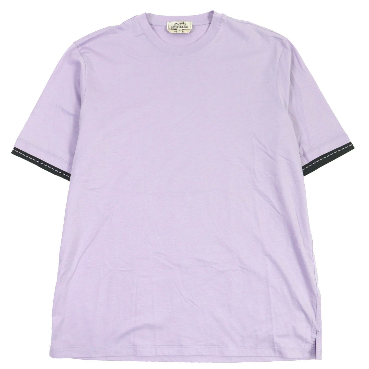 HERMES Short sleeve T-shirt cotton lavender S