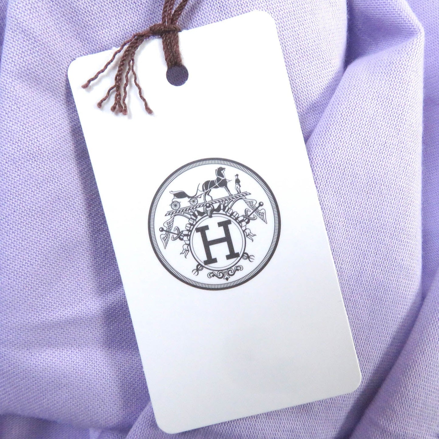 HERMES Short sleeve T-shirt cotton lavender S