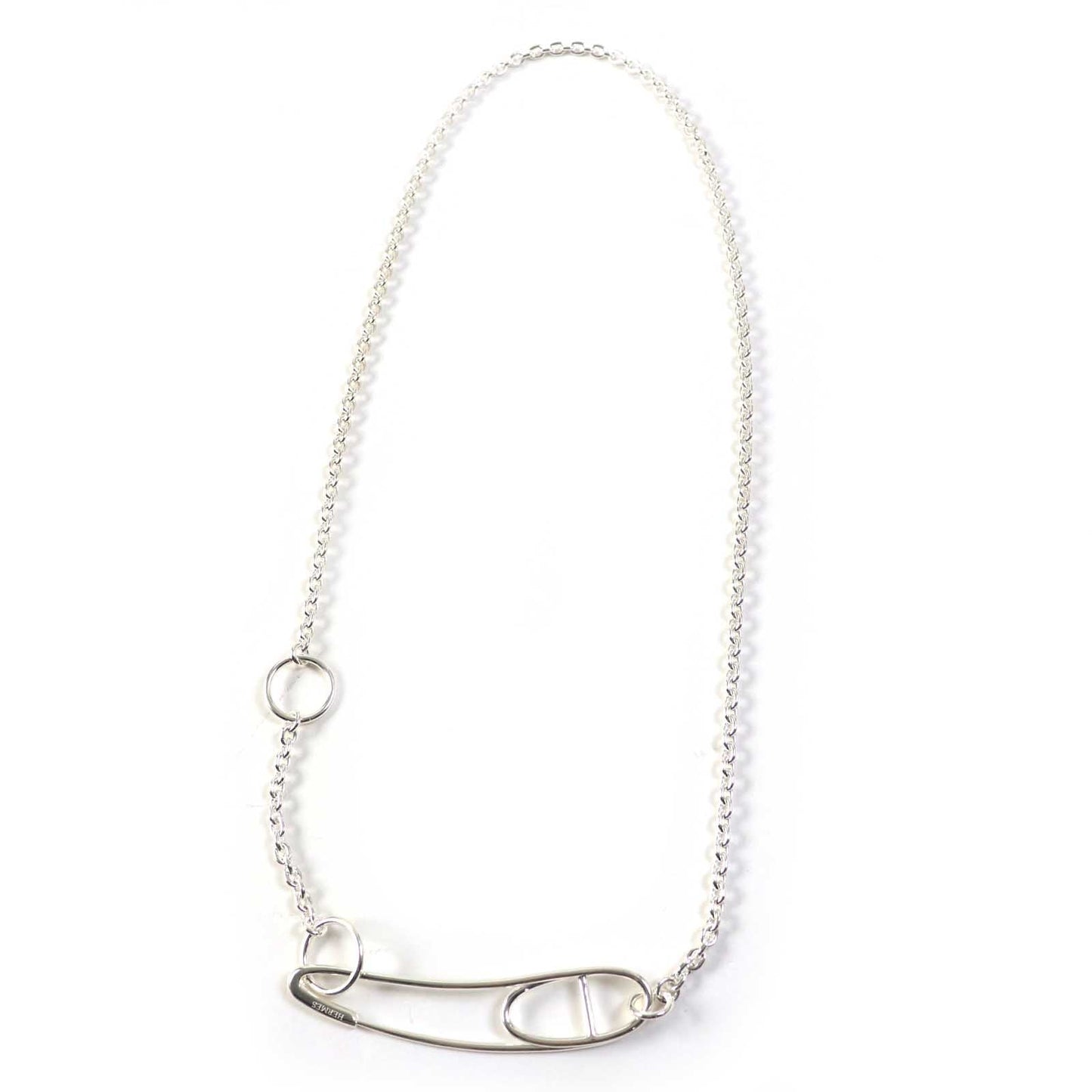 HERMES Necklace AG925 Silver Chene Dunkle Punk