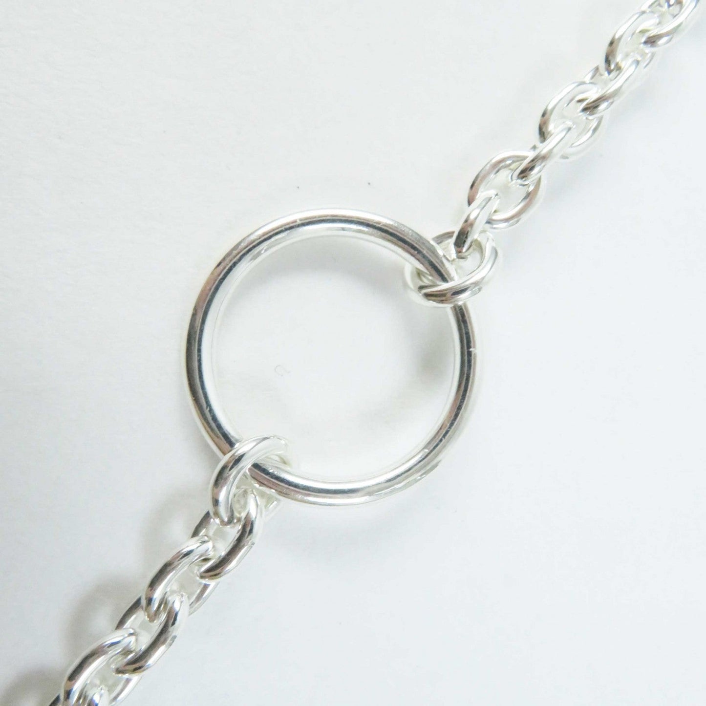 HERMES Necklace AG925 Silver Chene Dunkle Punk