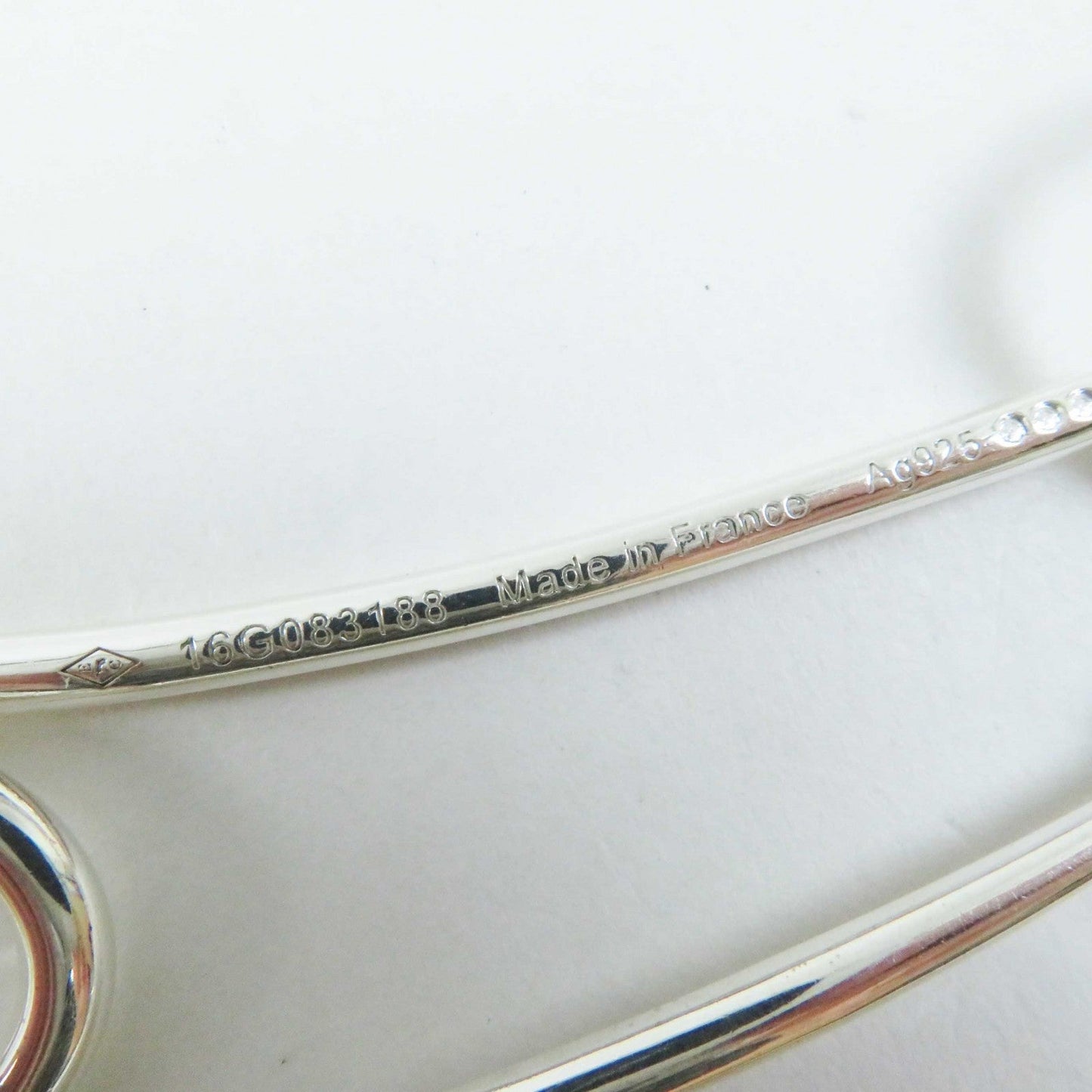 HERMES Necklace AG925 Silver Chene Dunkle Punk