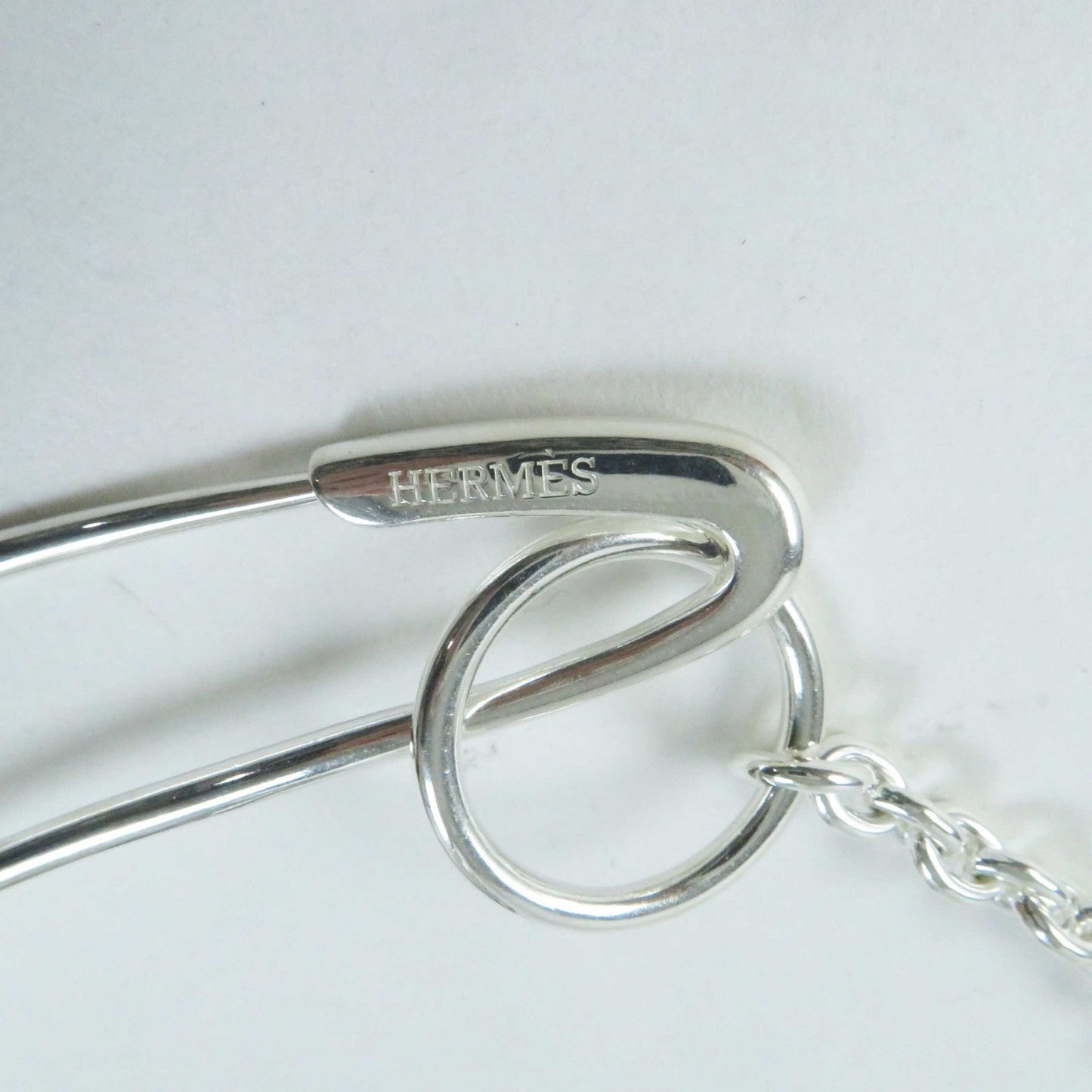 HERMES Necklace AG925 Silver Chene Dunkle Punk