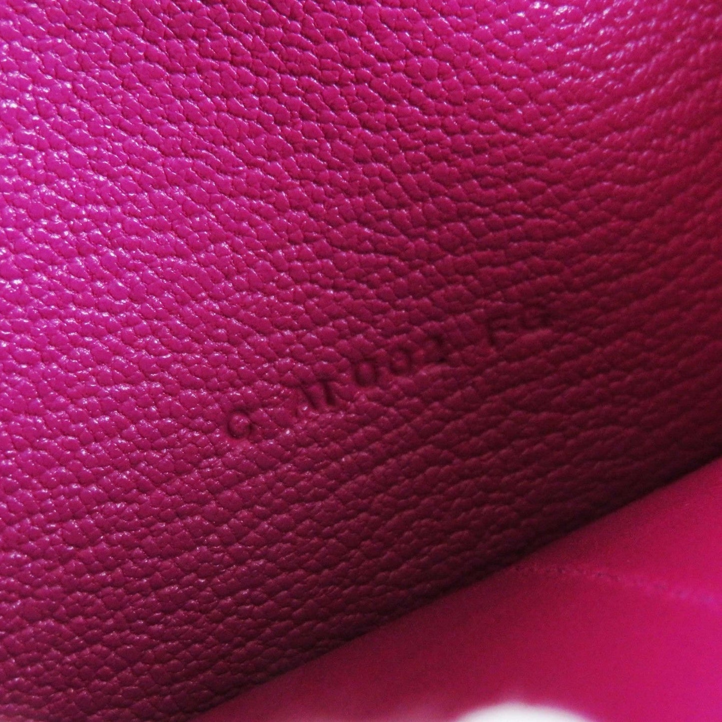 HERMES Long Wallet Purse Shave Rose purple Kelly wallet