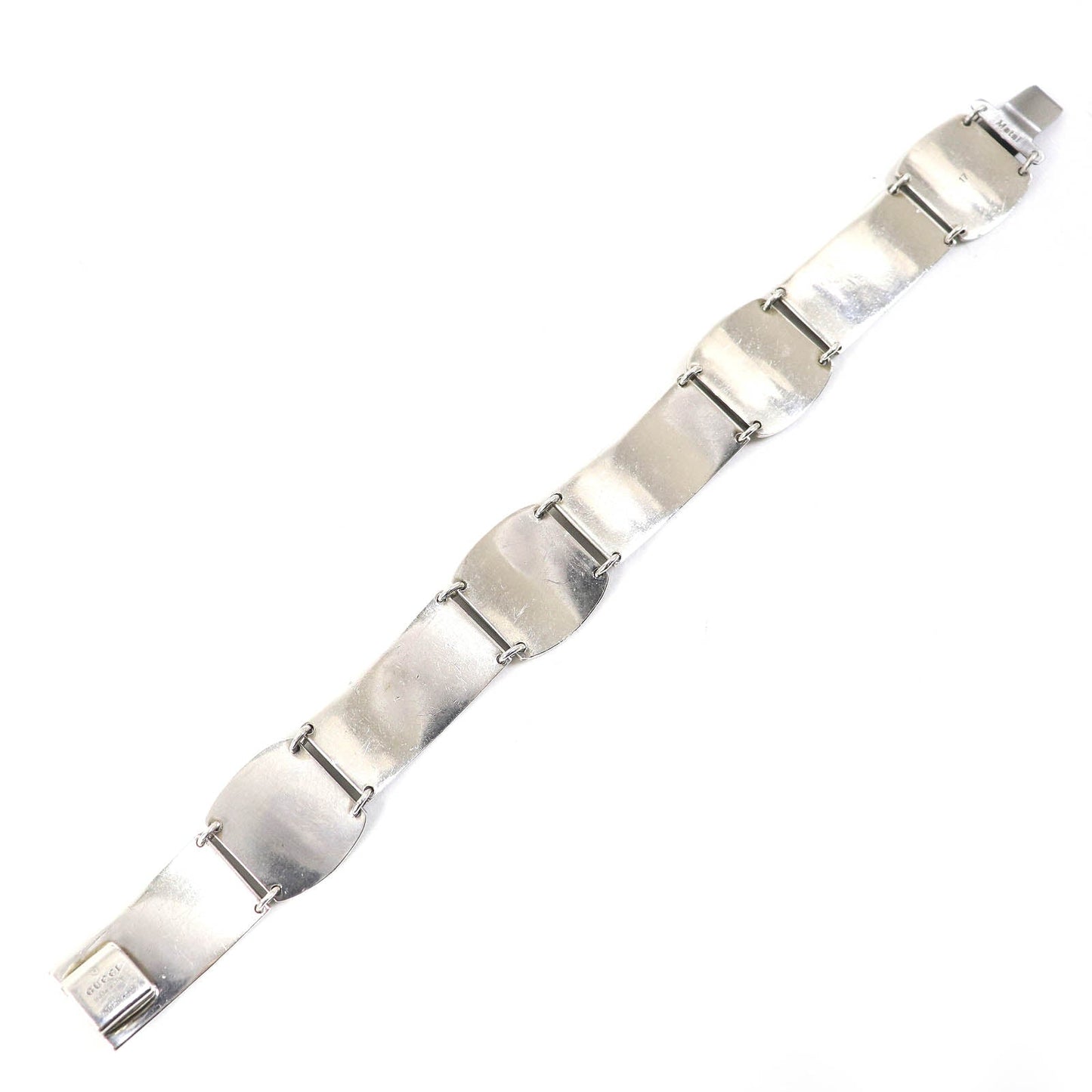GUCCI bracelet AG925 Silver Arabesque 17