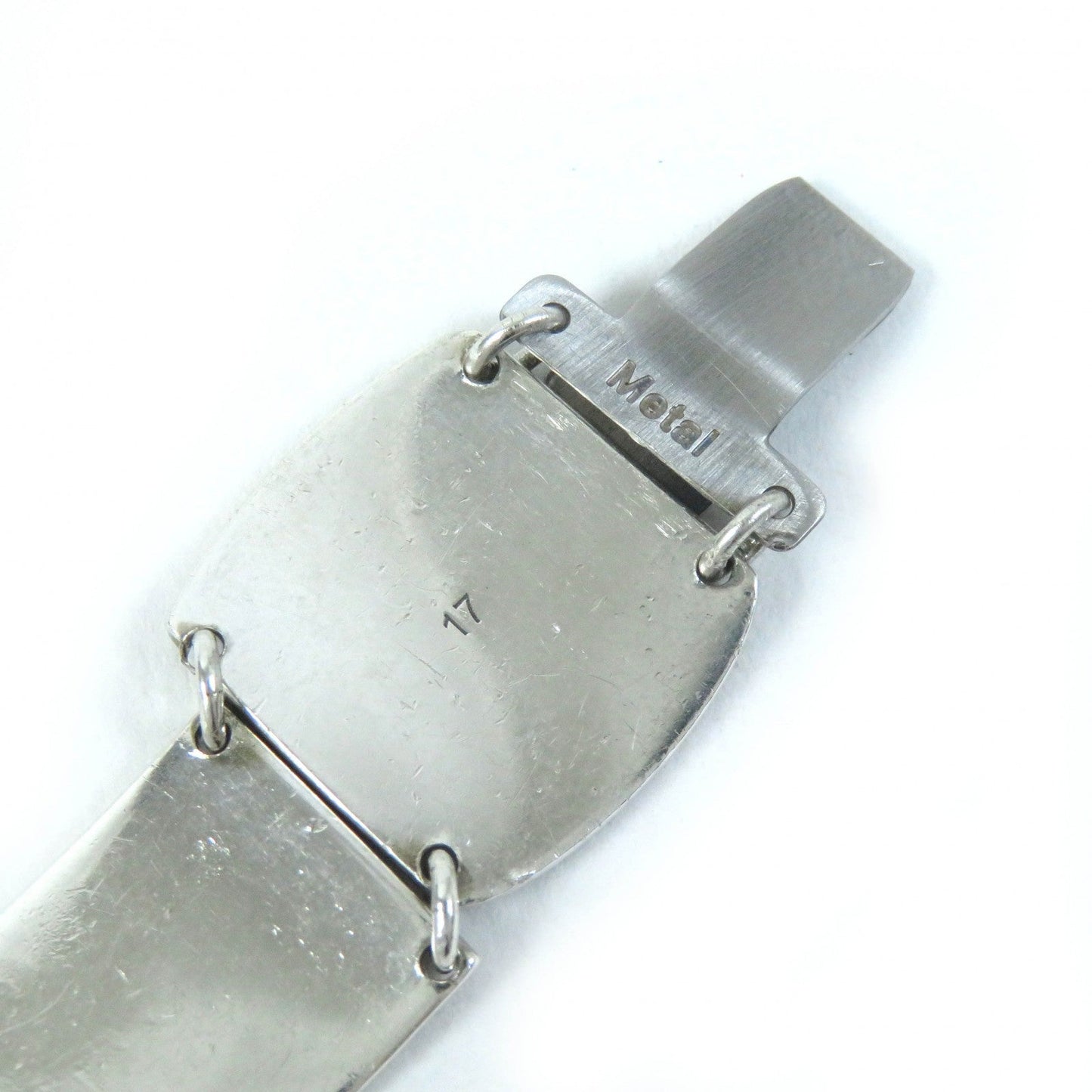 GUCCI bracelet AG925 Silver Arabesque 17