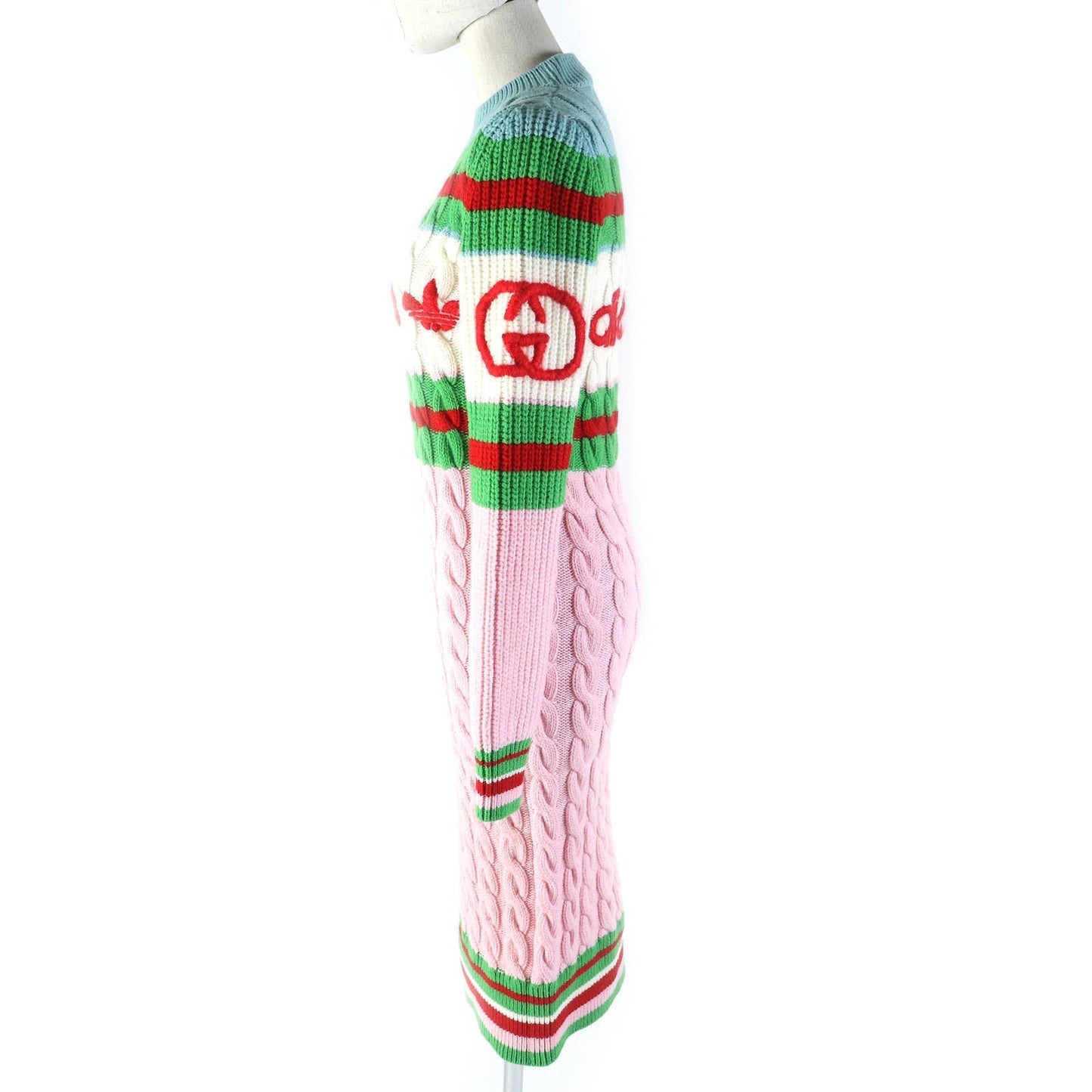 GUCCI one piece 717710 wool Pink multicolor XS