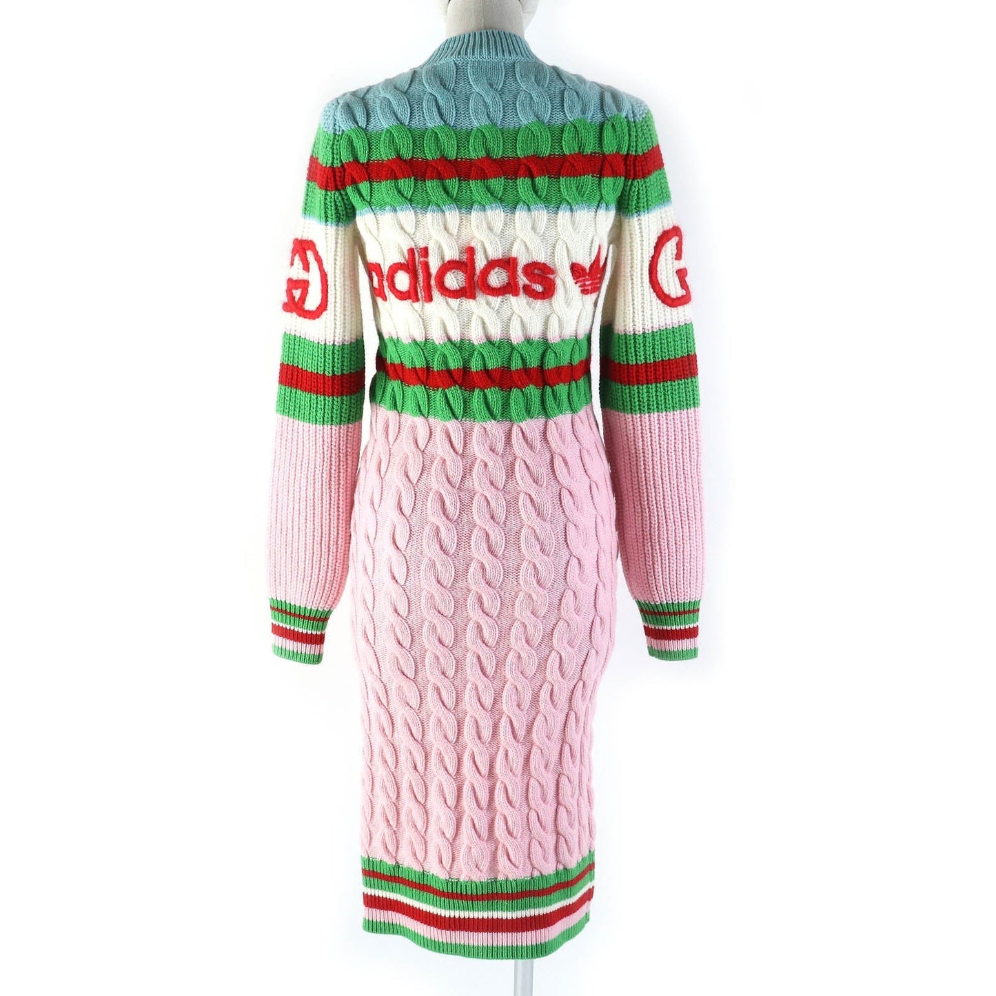 GUCCI one piece 717710 wool Pink multicolor XS