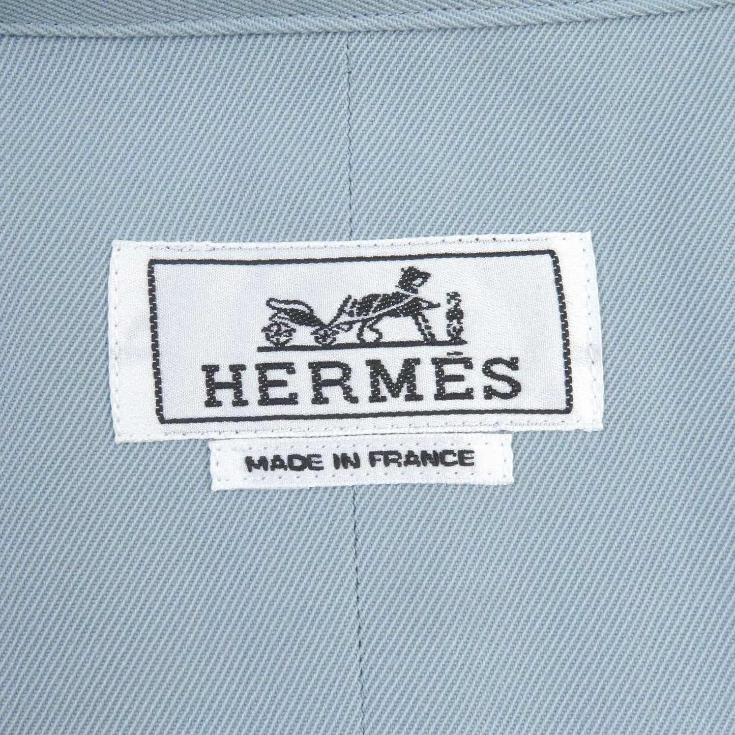 HERMES Blouson wool Light blue 41