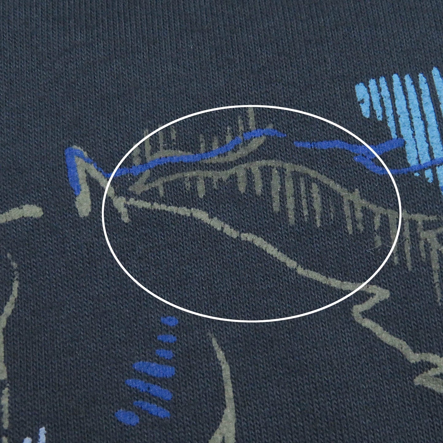 HERMES Short sleeve T-shirt cotton Navy S
