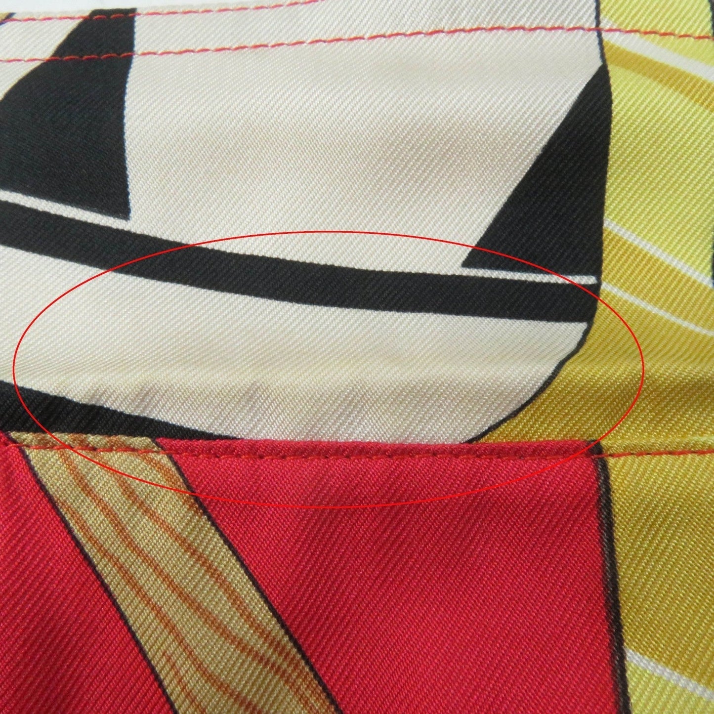 HERMES Short sleeve shirt Main: 100% silk Multi Women 38 Used