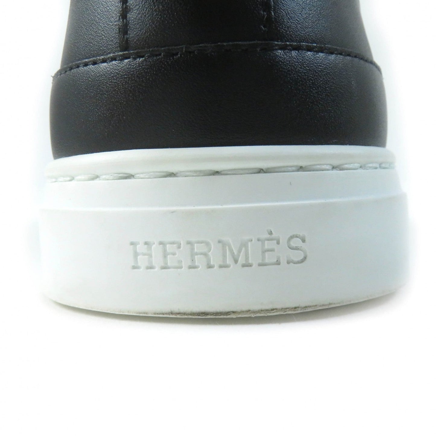 HERMES High cut sneakers 212260Z Main: Leather black Daydream Women 36.5 Used