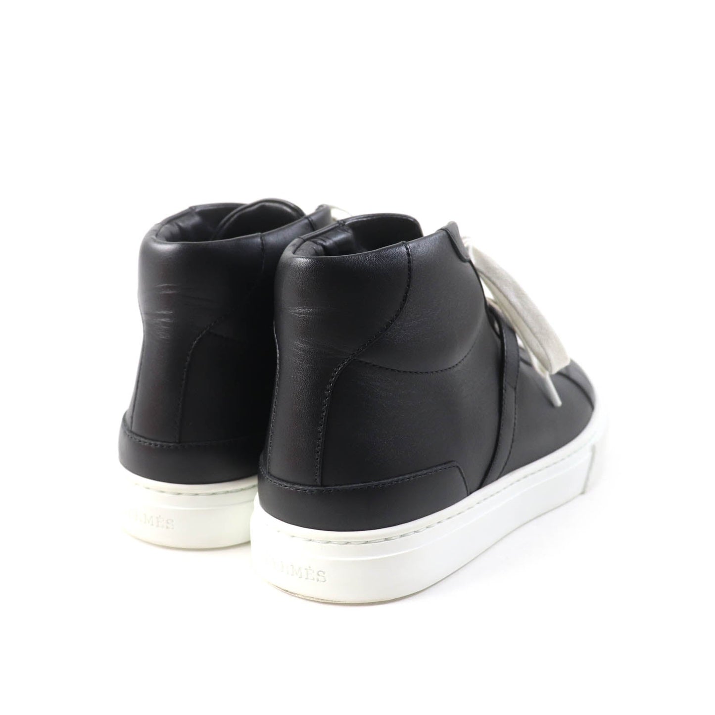 HERMES High cut sneakers 212260Z Main: Leather black Daydream Women 36.5 Used