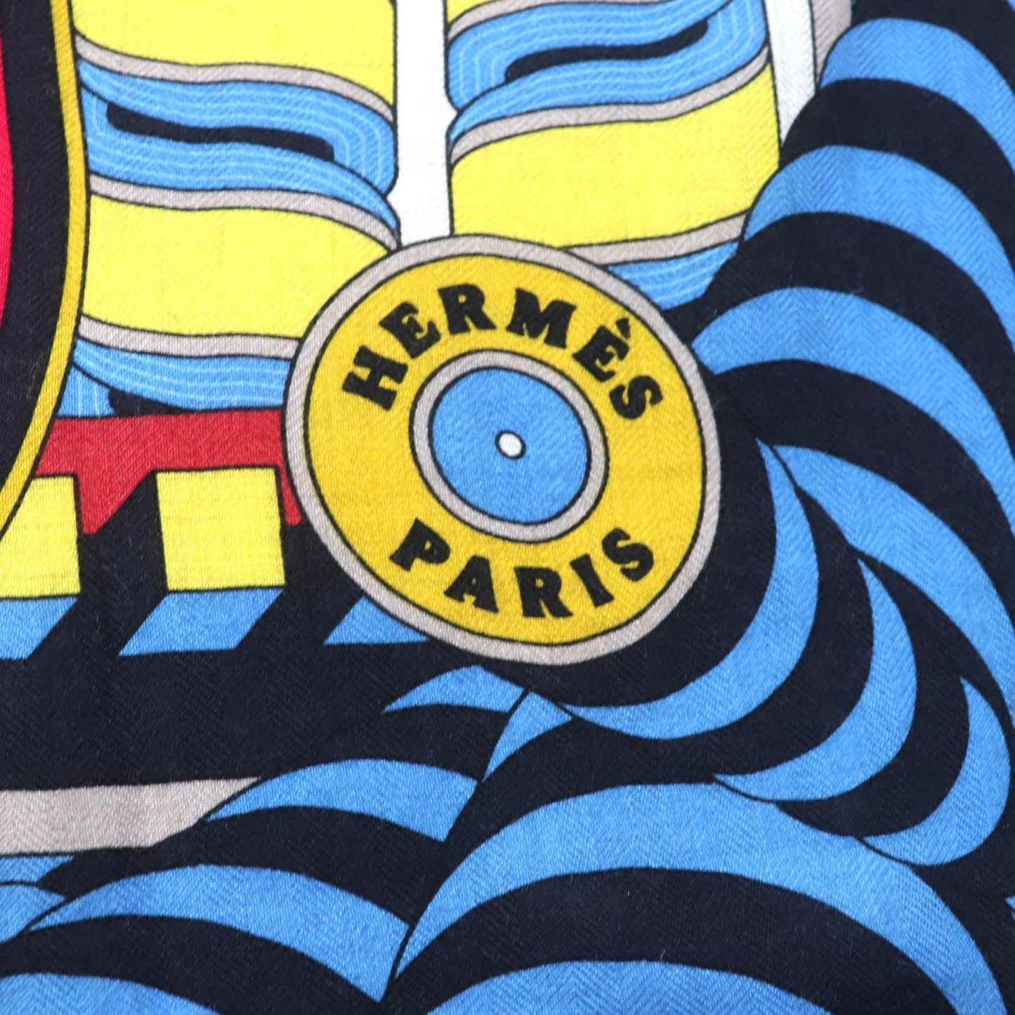 HERMES Stall H243853S cashmere Multi Caléjean 140