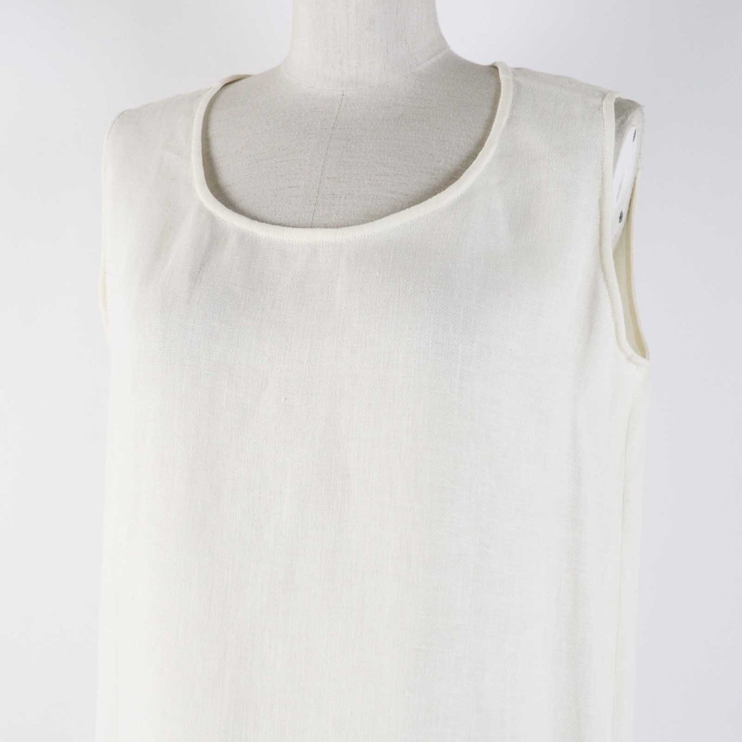 HERMES one piece Main: 100% linen Ivory Margiela period Women 40 Used