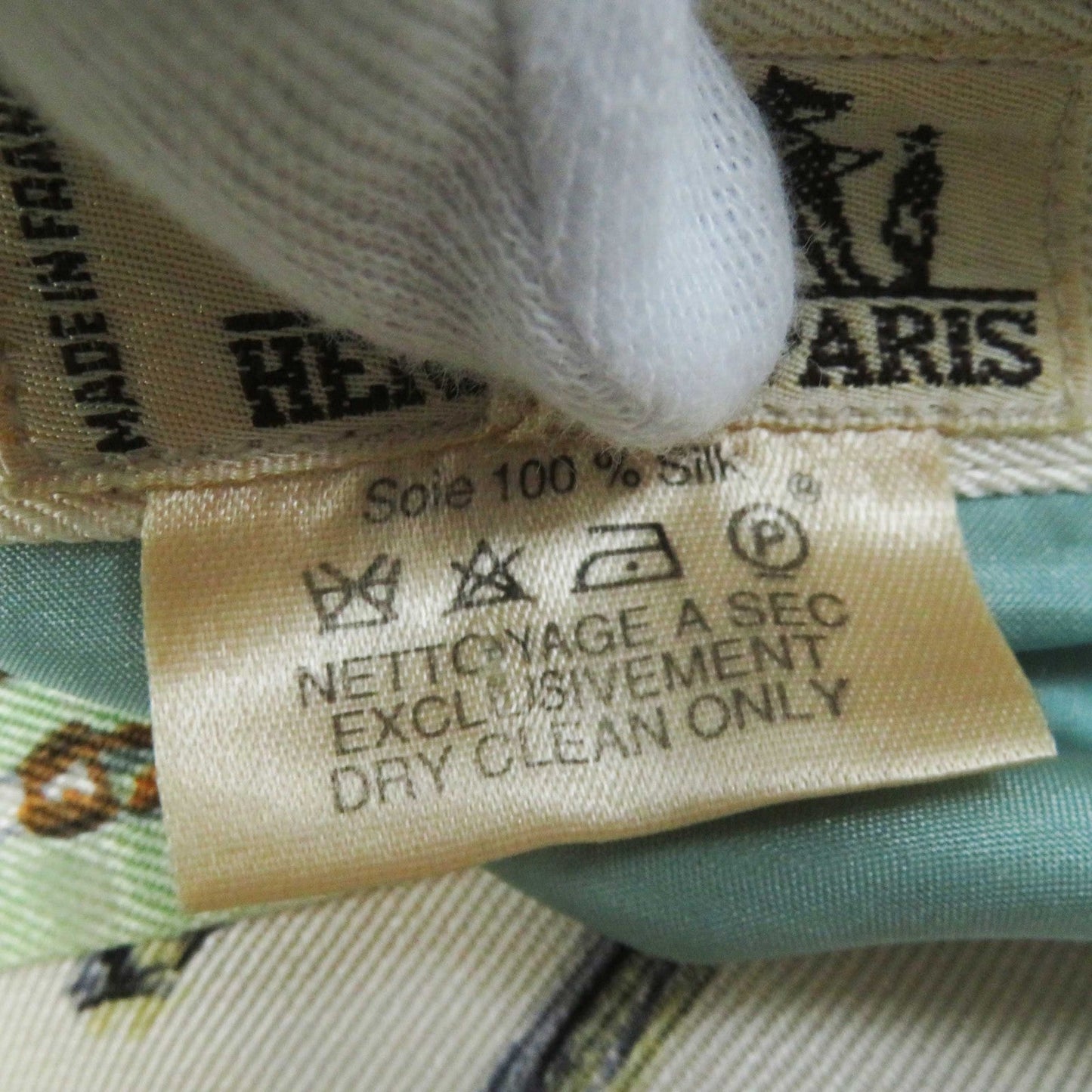 HERMES one piece Main: 100% silk Multi Women 36 Used