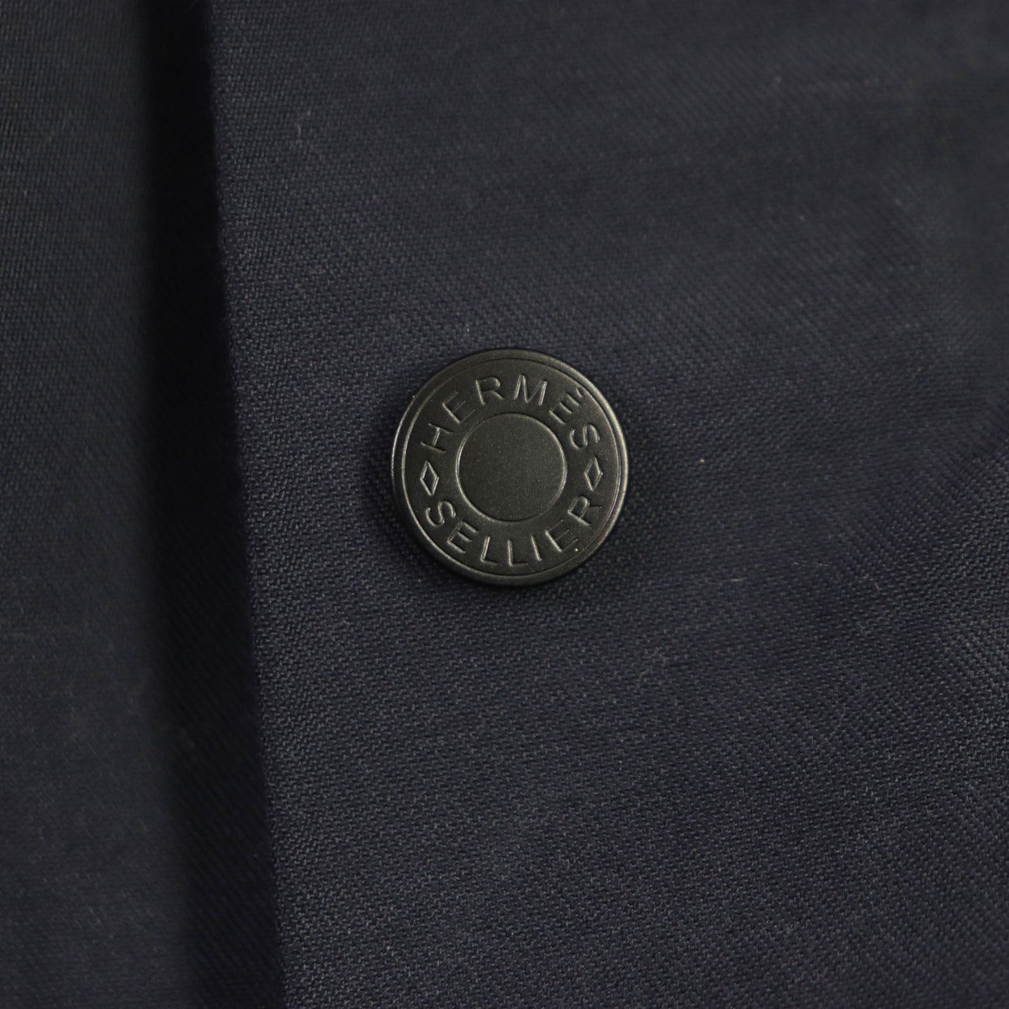 HERMES coat Nylon Navy S