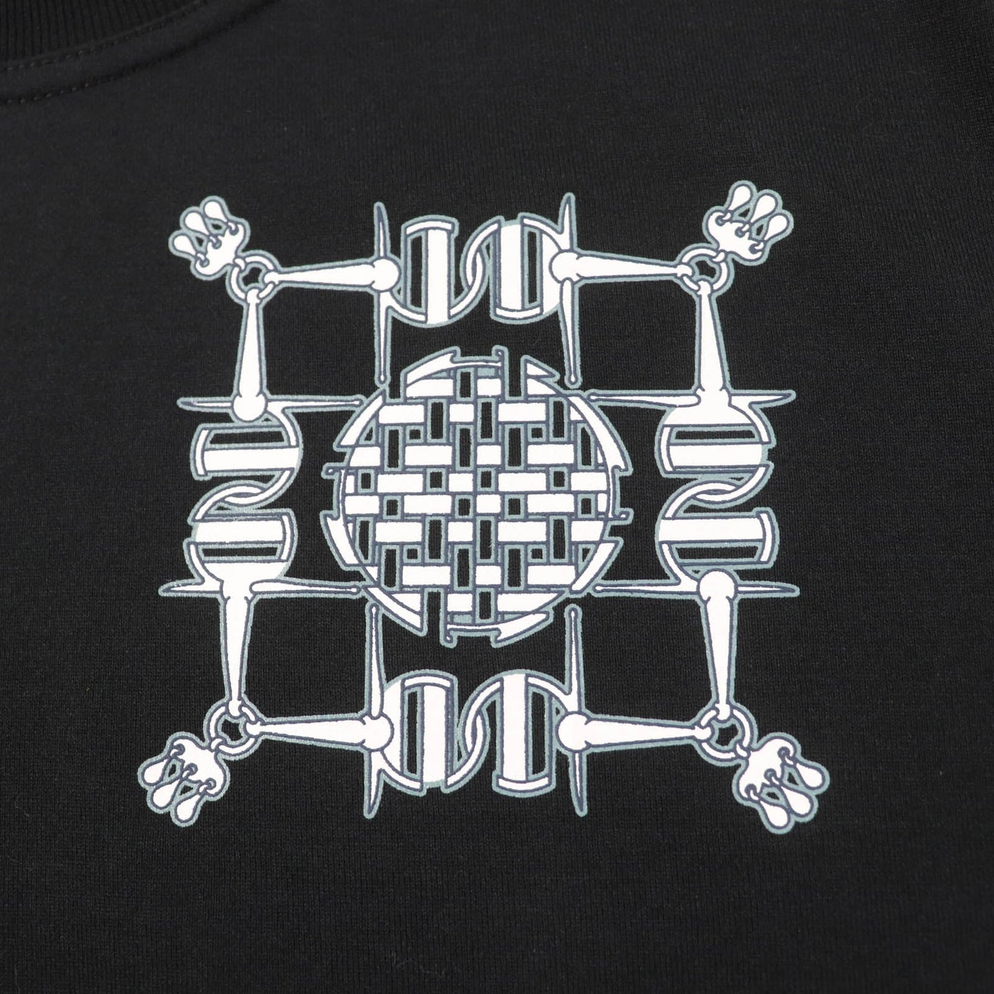 HERMES Short sleeve T-shirt 4H4642DA cotton black 34