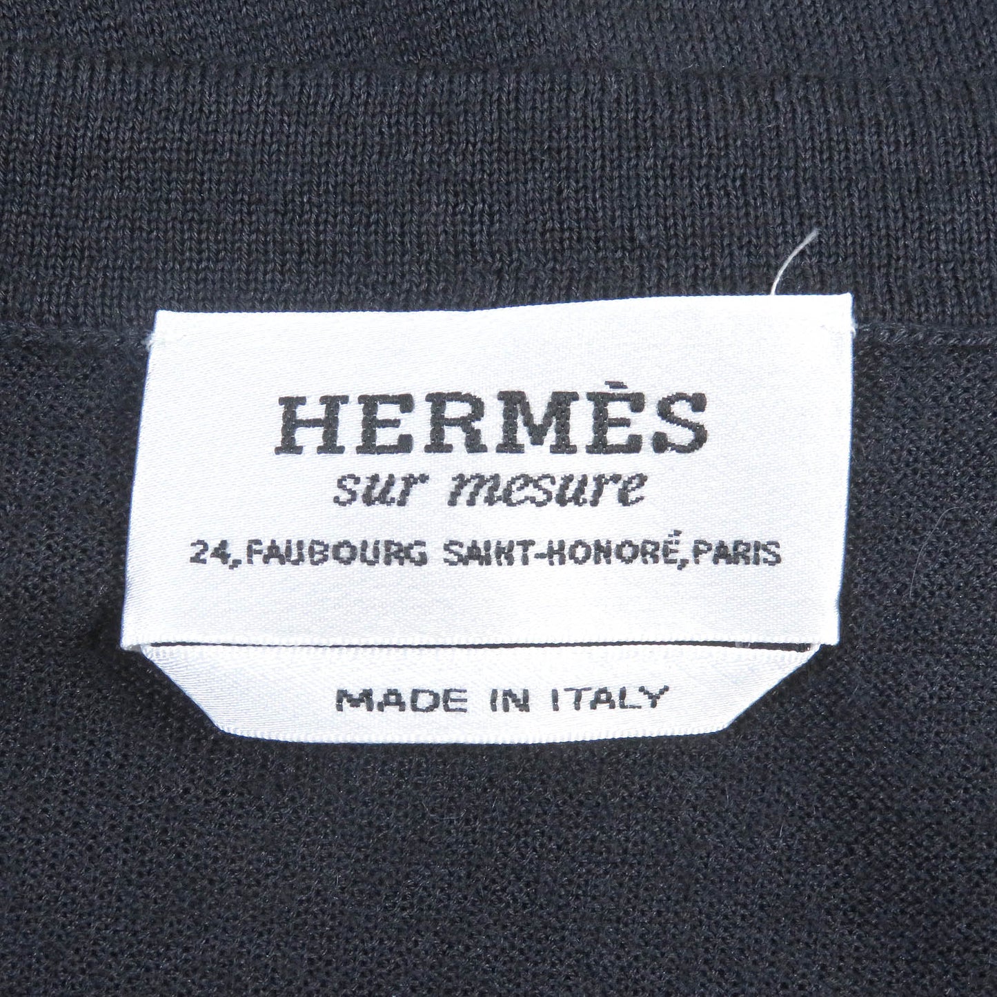 HERMES knit cashmere Navy