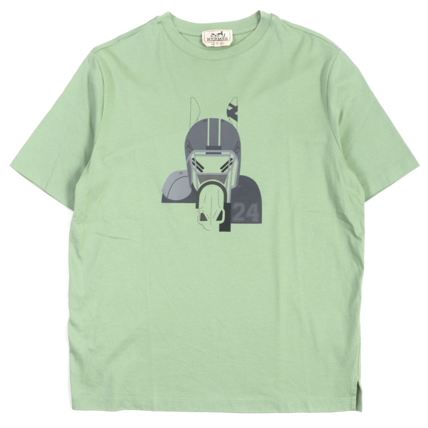 HERMES Short sleeve T-shirt H367970HA cotton green quarter bash S