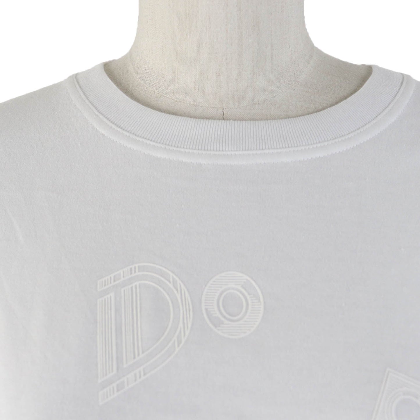 HERMES Short sleeve T-shirt 3H4611DL cotton white De Re Boucle 44