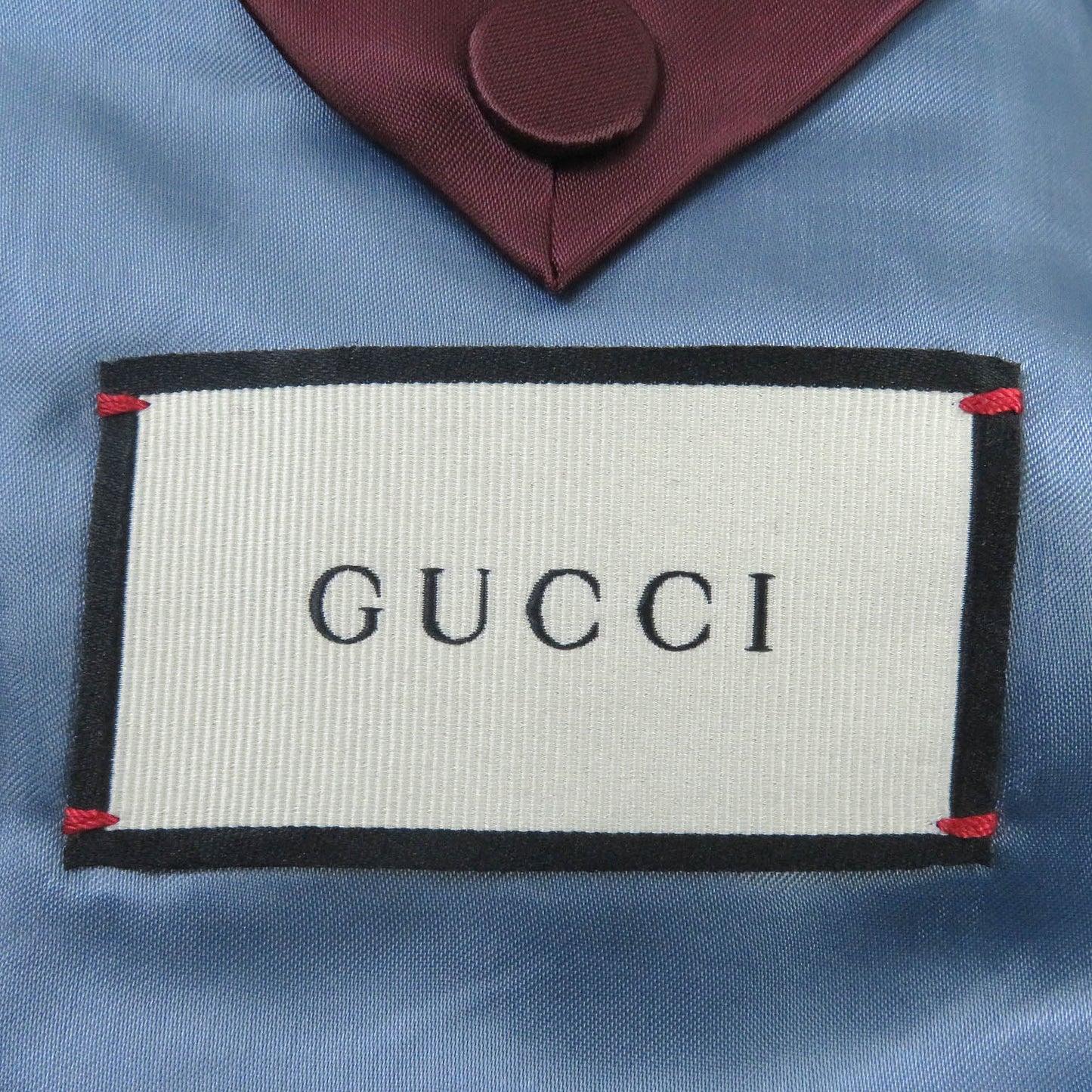 GUCCI 581688 Outer: 100% wool, Lining: 100% cupra, Part: 100% cupra Navy mens 44 Used
