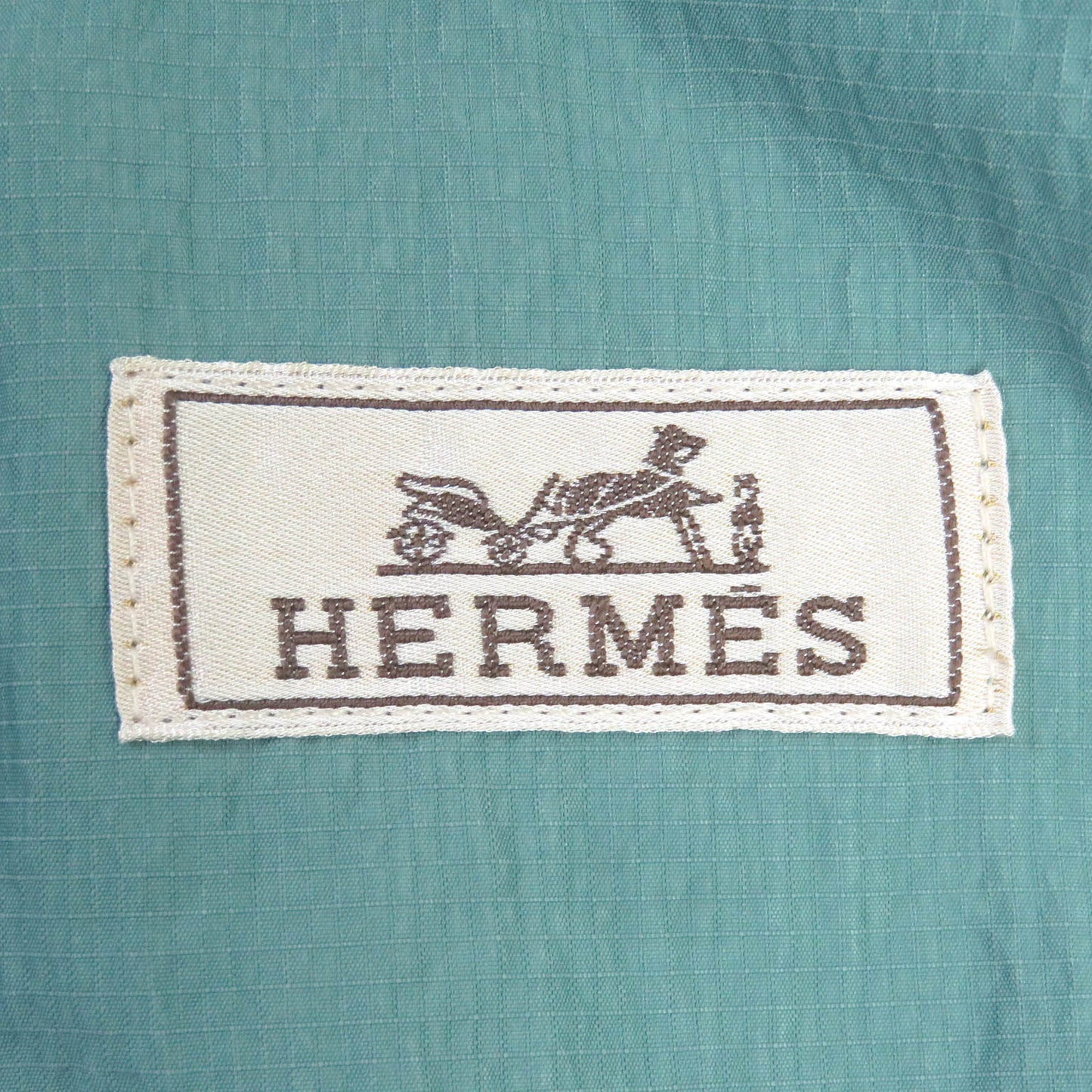 HERMES coat Main: 58% cupra, Main: 42% nylon, Part: 100% cotton Light blue mens 48 Used