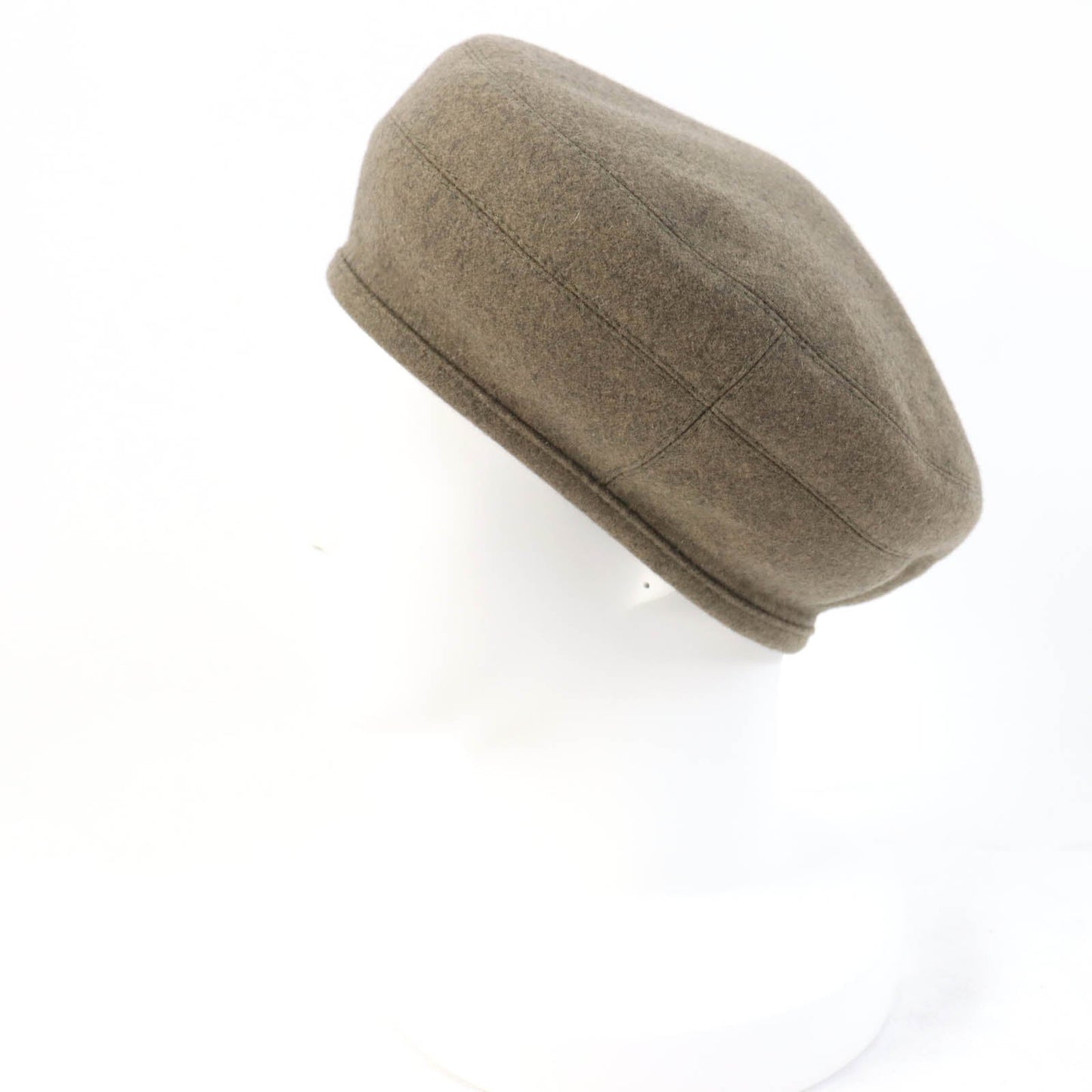 HERMES beret cashmere Brown type Saint Honoré 58