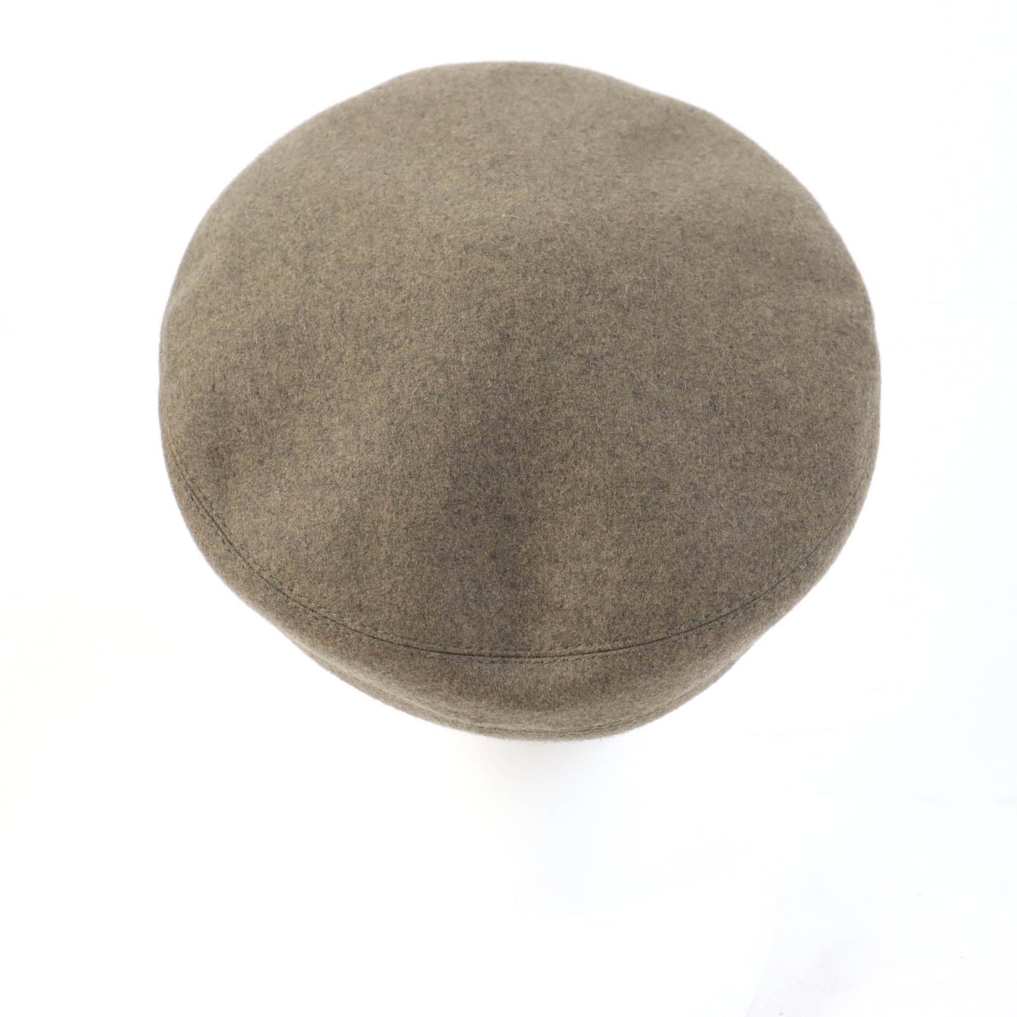 HERMES beret cashmere Brown type Saint Honoré 58