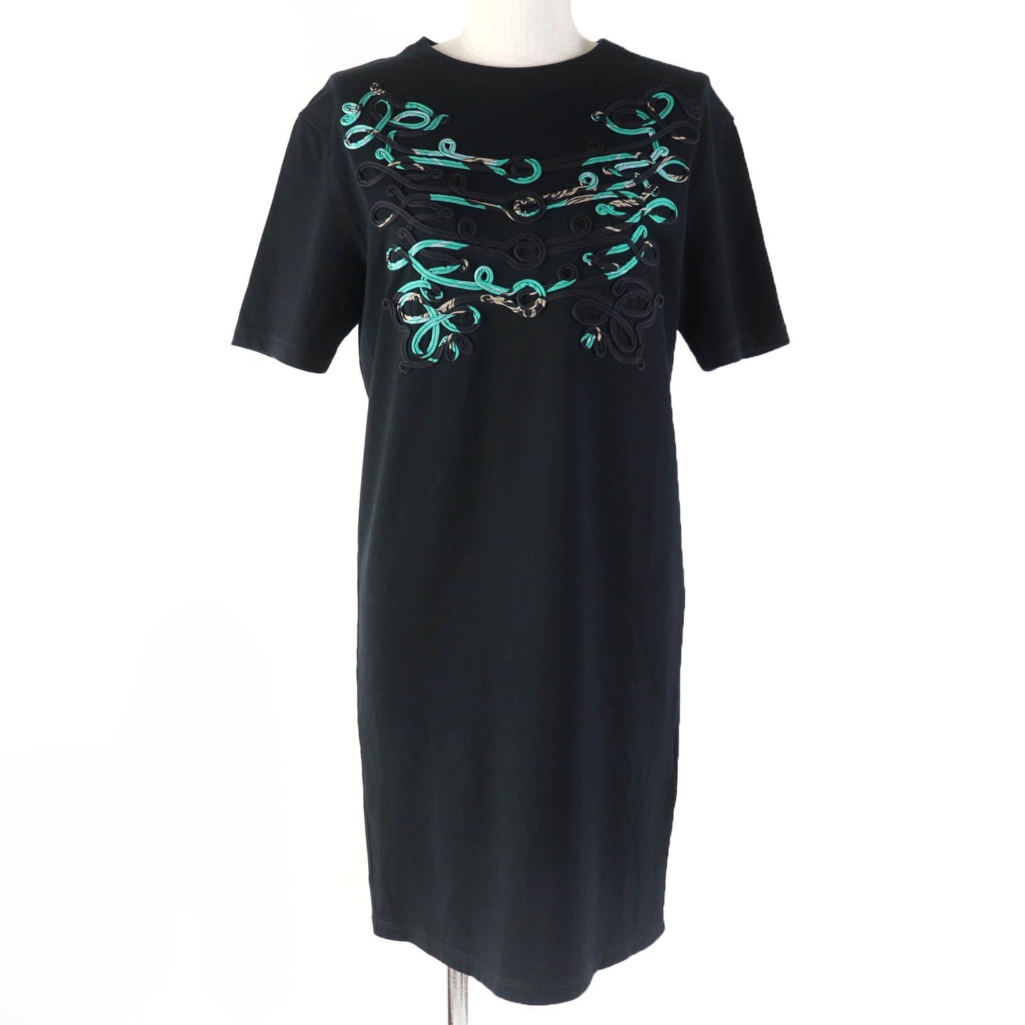 HERMES one piece cotton black 34