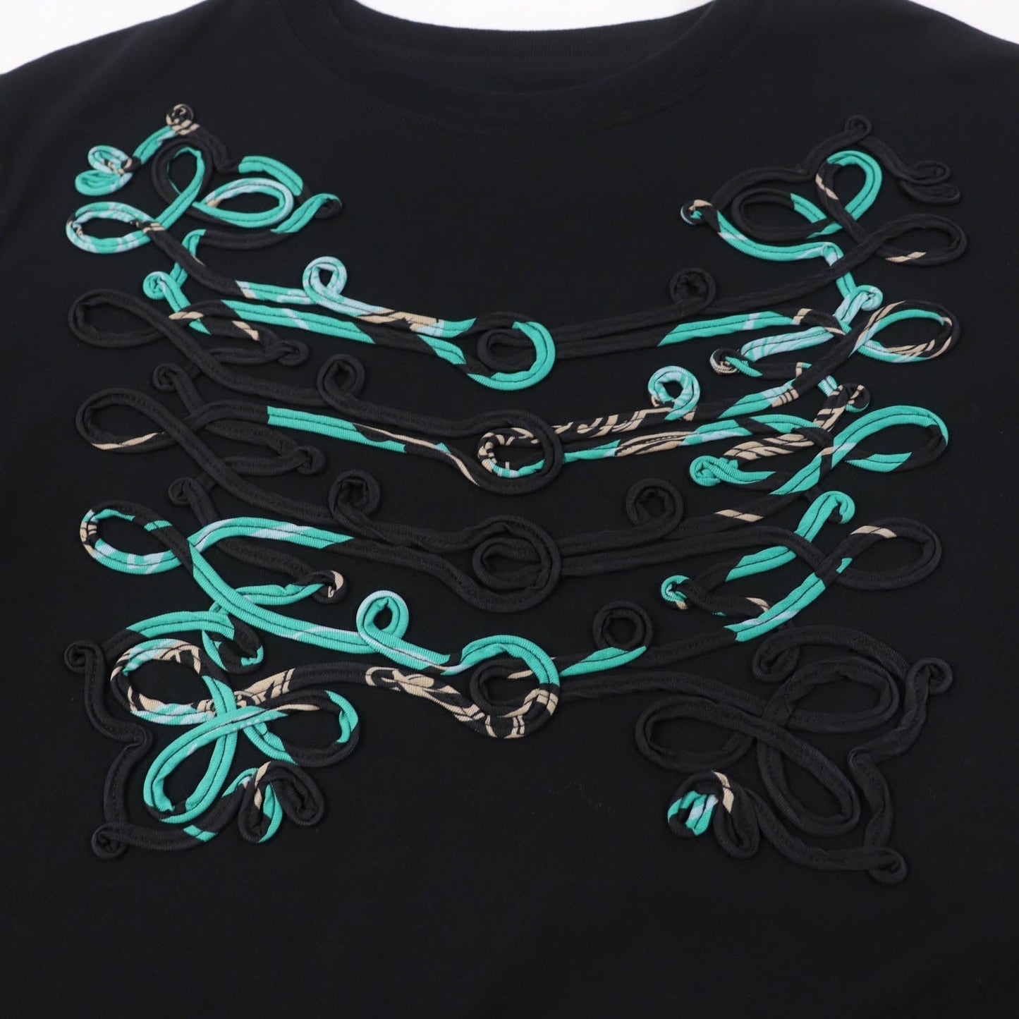 HERMES one piece cotton black 34