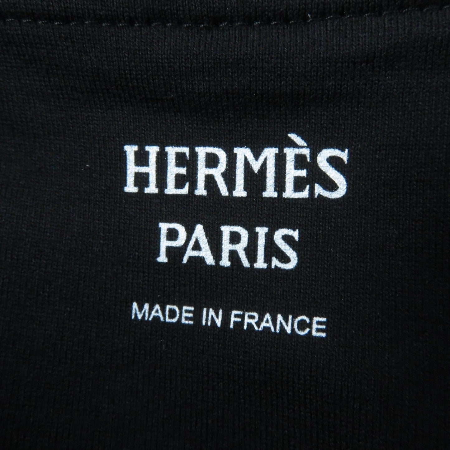 HERMES one piece cotton black 34
