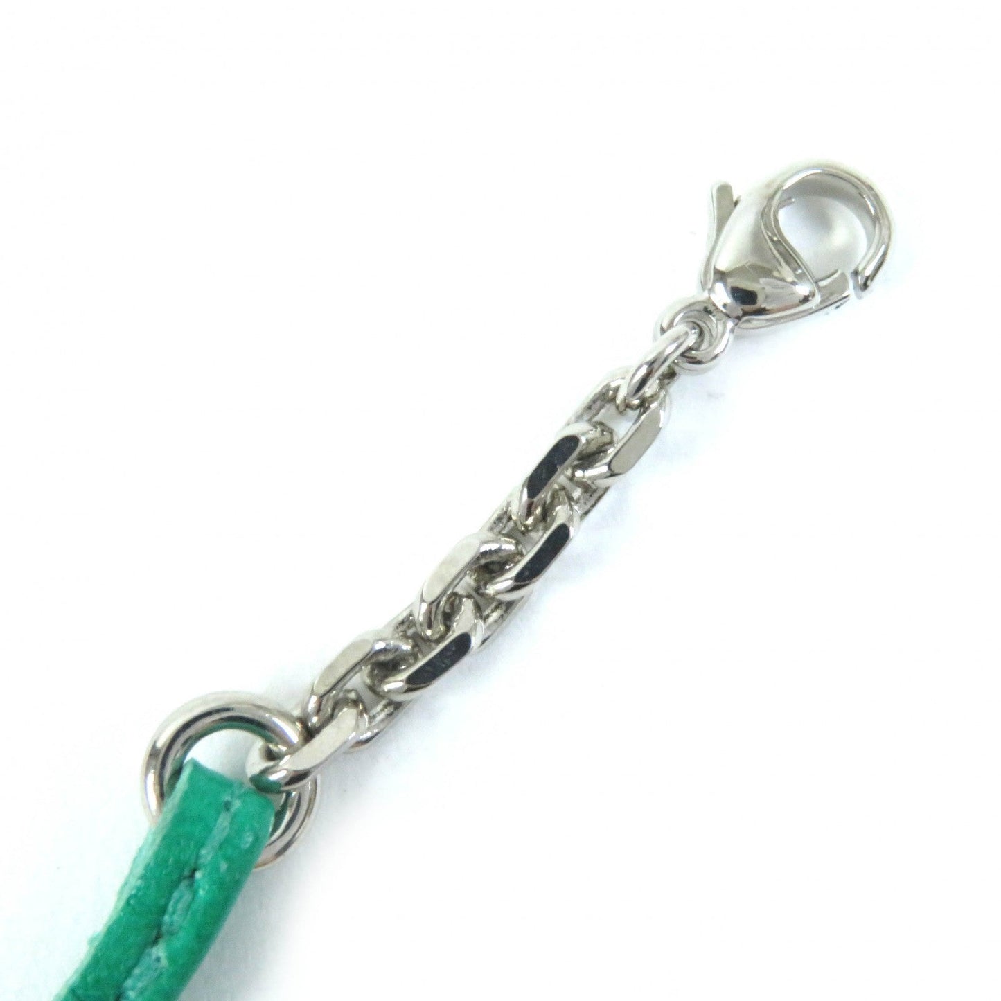 HERMES charm Anyo Miro Green Silver Carmencita Bookmark