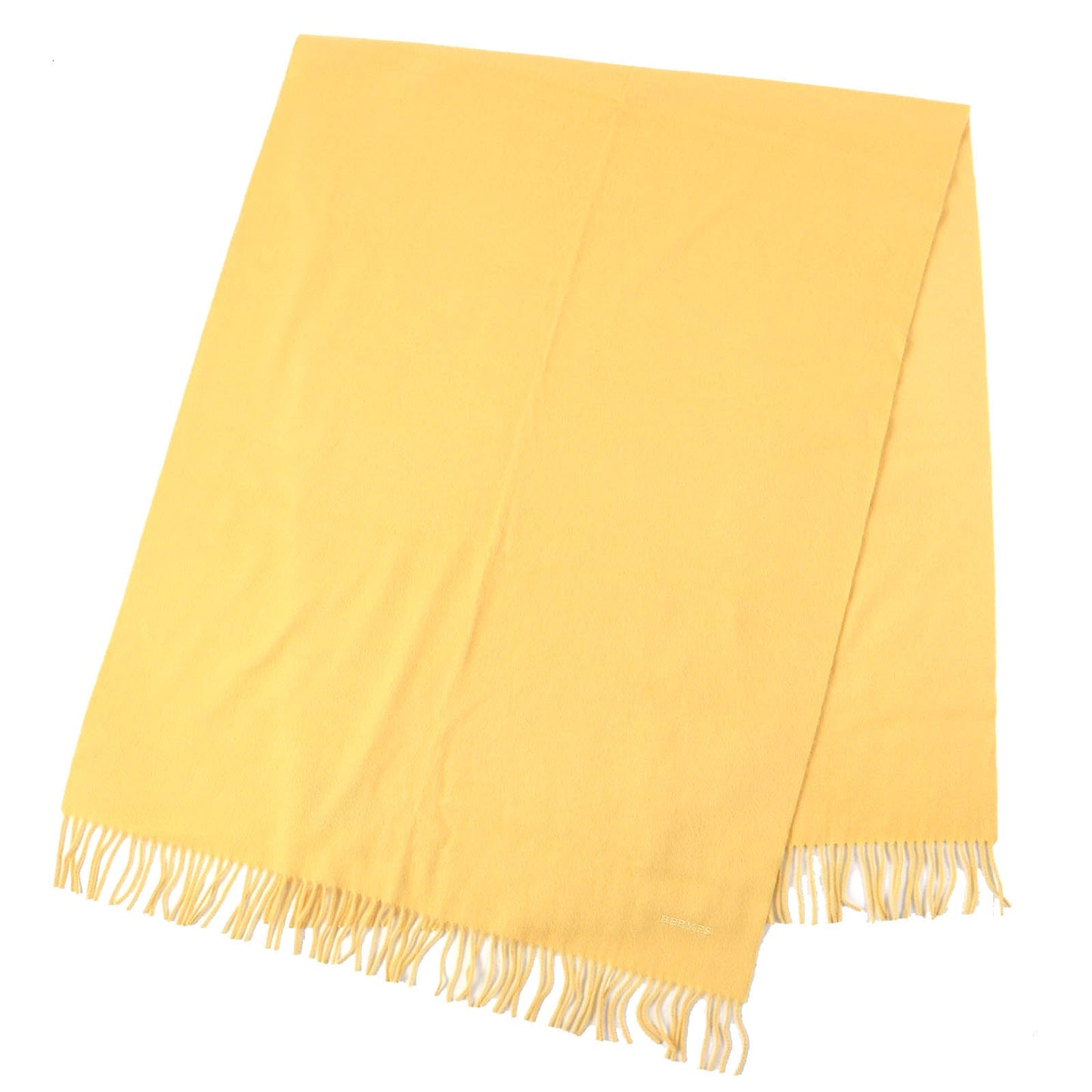 HERMES Stall cashmere yellow