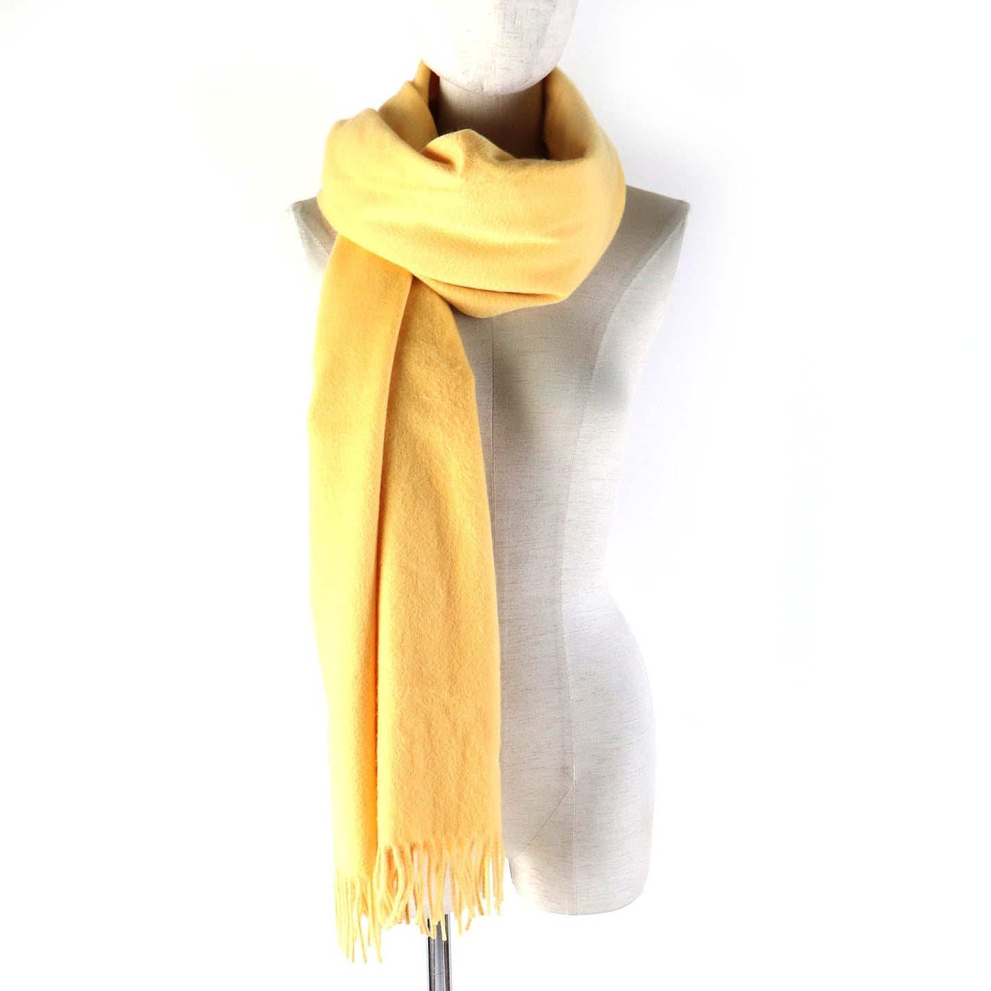HERMES Stall cashmere yellow