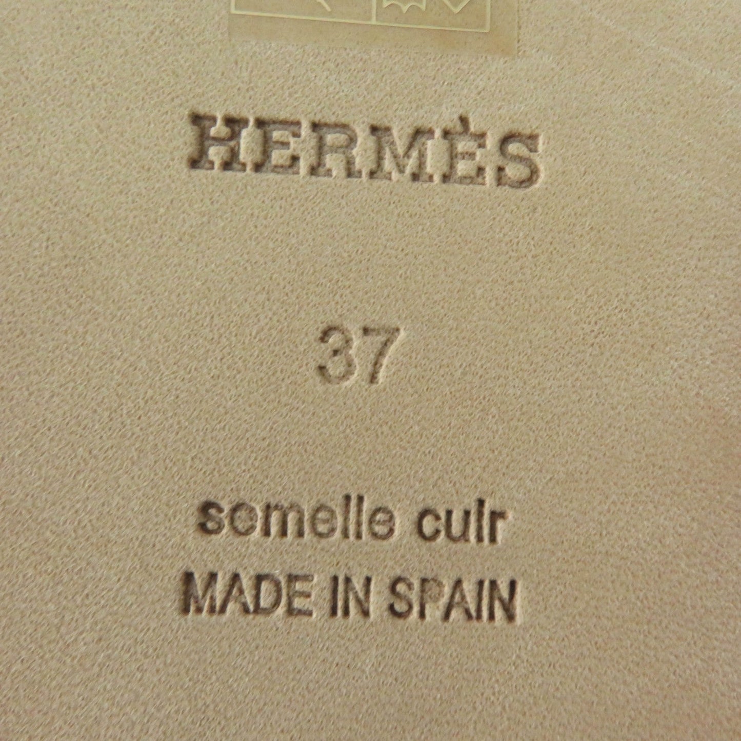HERMES Slip-on 231140Z denim Indigo 37