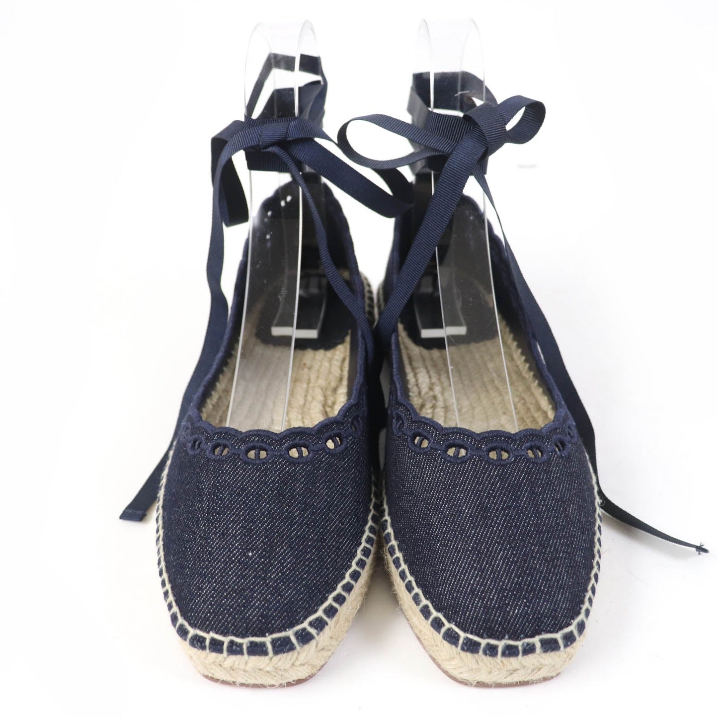 HERMES Slip-on 231140Z denim Indigo 37