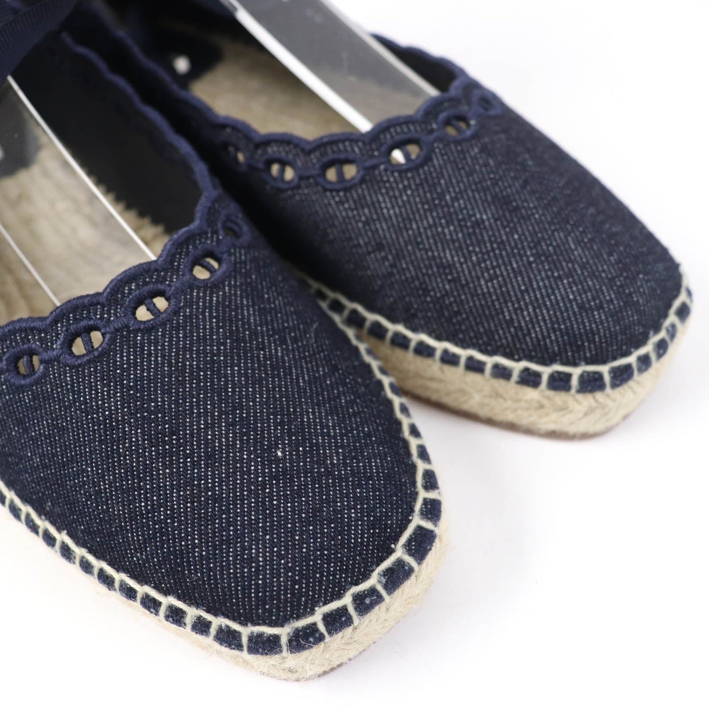 HERMES Slip-on 231140Z denim Indigo 37