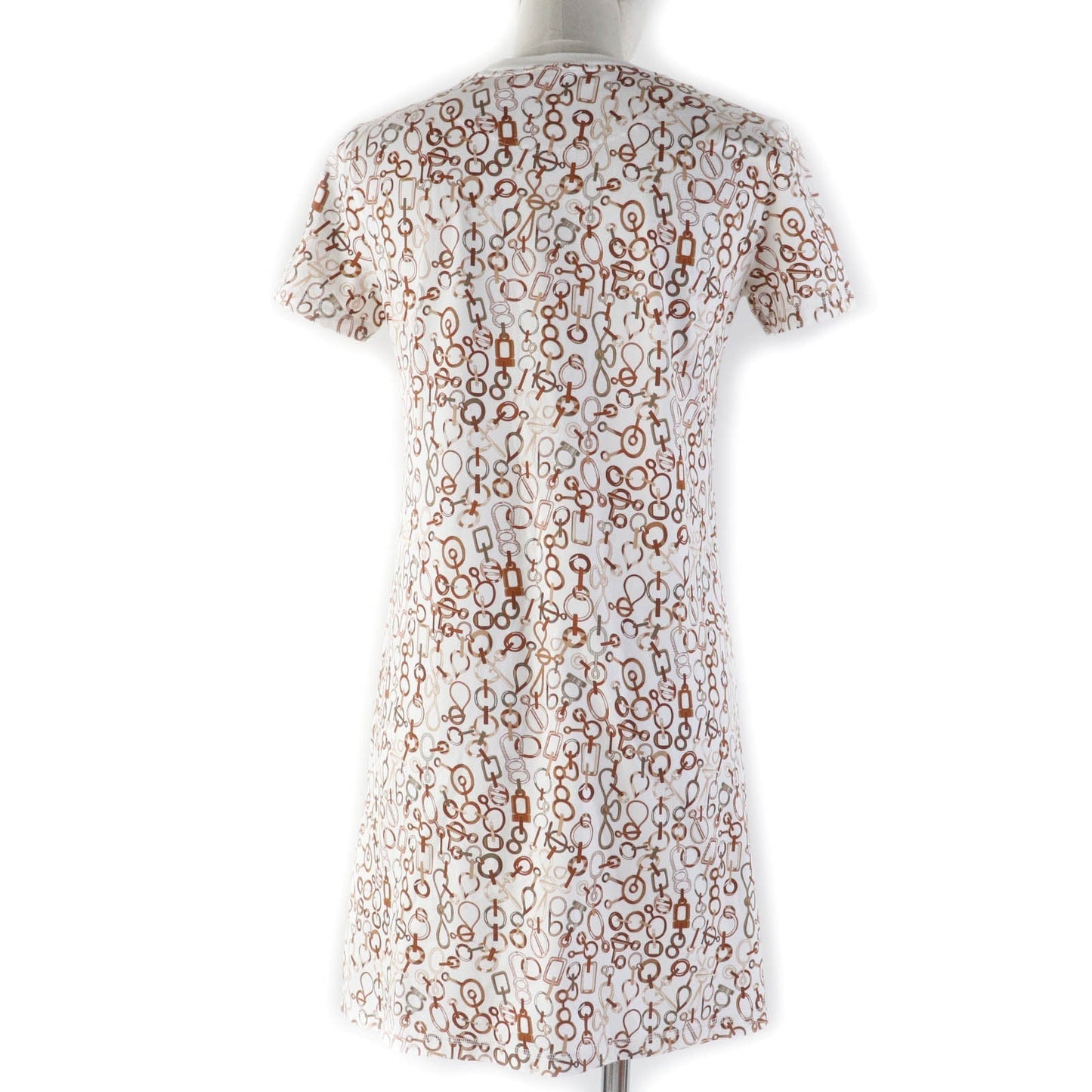 HERMES one piece 3H4514DR cotton Brown type DR Do RE BOUCLES 34